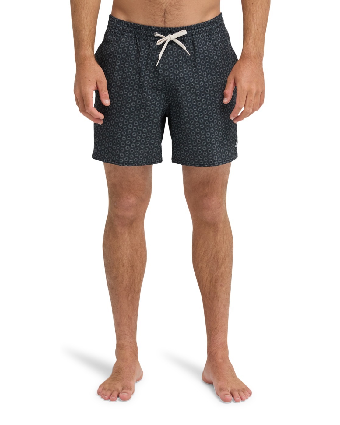 Quiksilver Short De Bain Stretch Printed Volley 16´´ Black Mini Mayhem M Homme