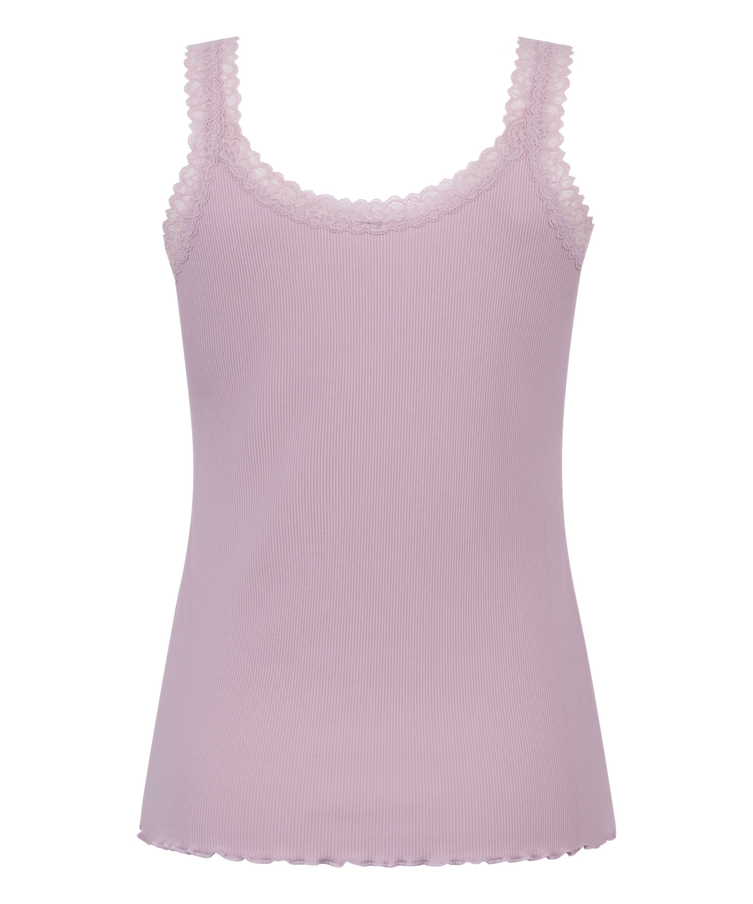 Hunkemöller Pyjama »Rippjersey-Top mit Spitze«