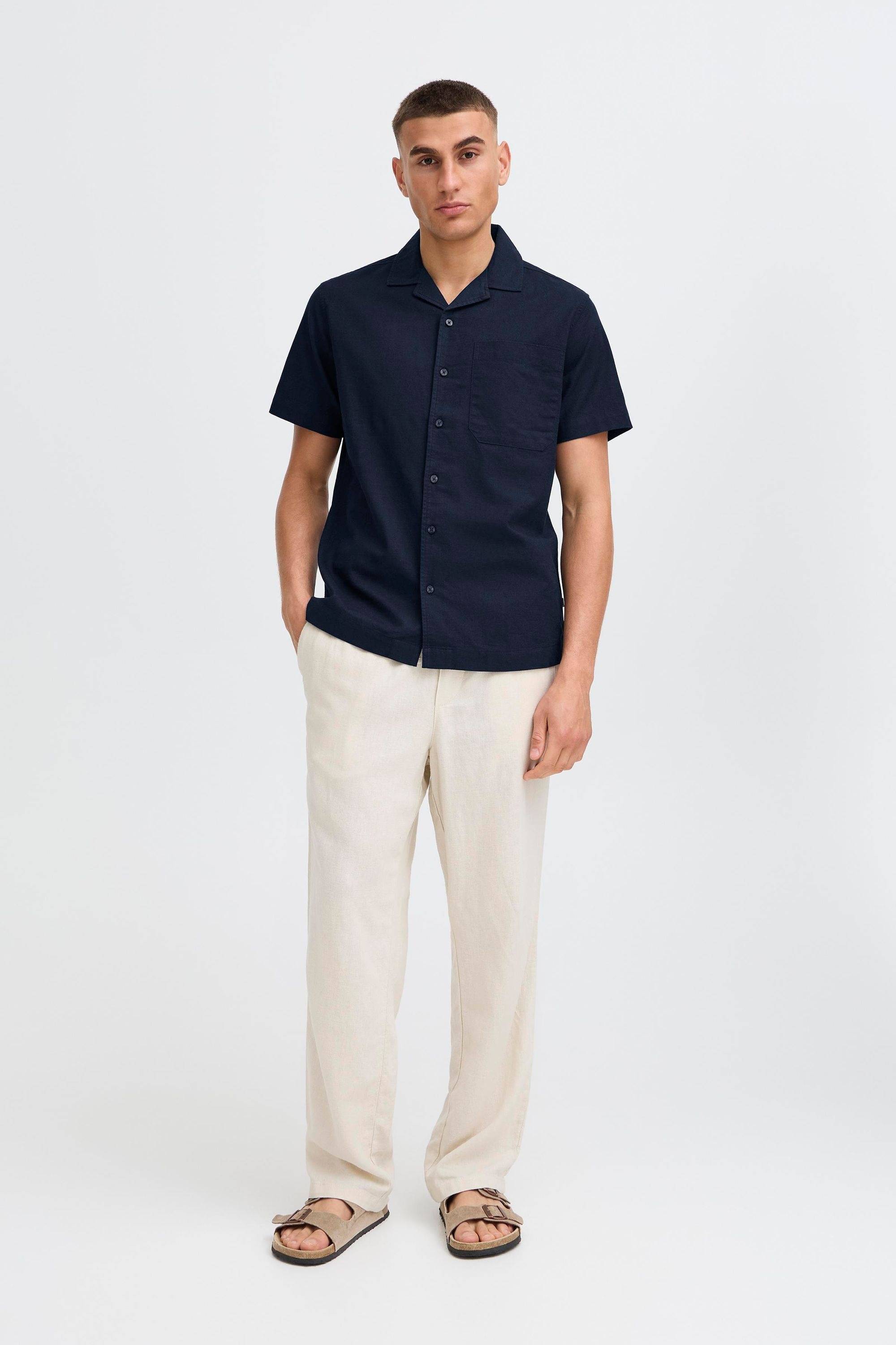 Solid Leinenhemd "Leinenhemd SDLITT" günstig online kaufen