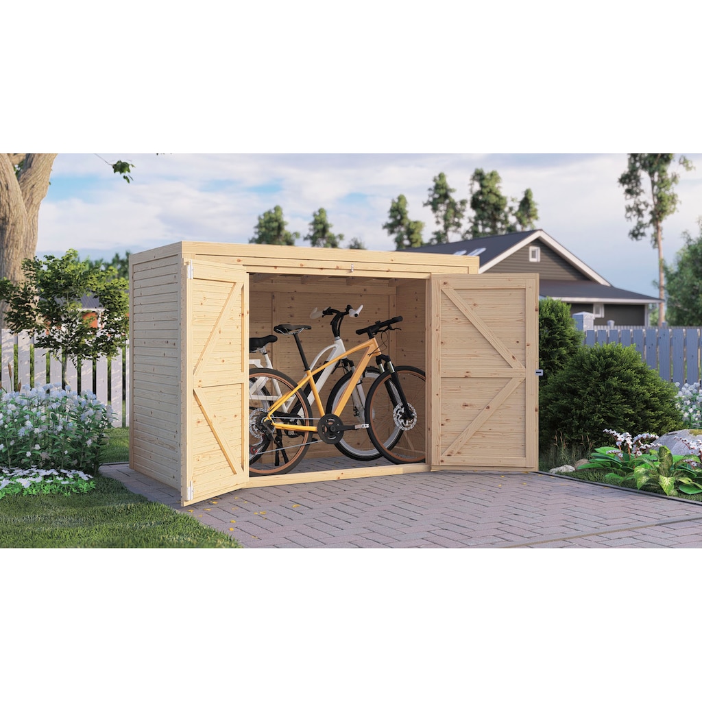 KONIFERA Fahrradbox »Bike Box«, (Komplett-Set)