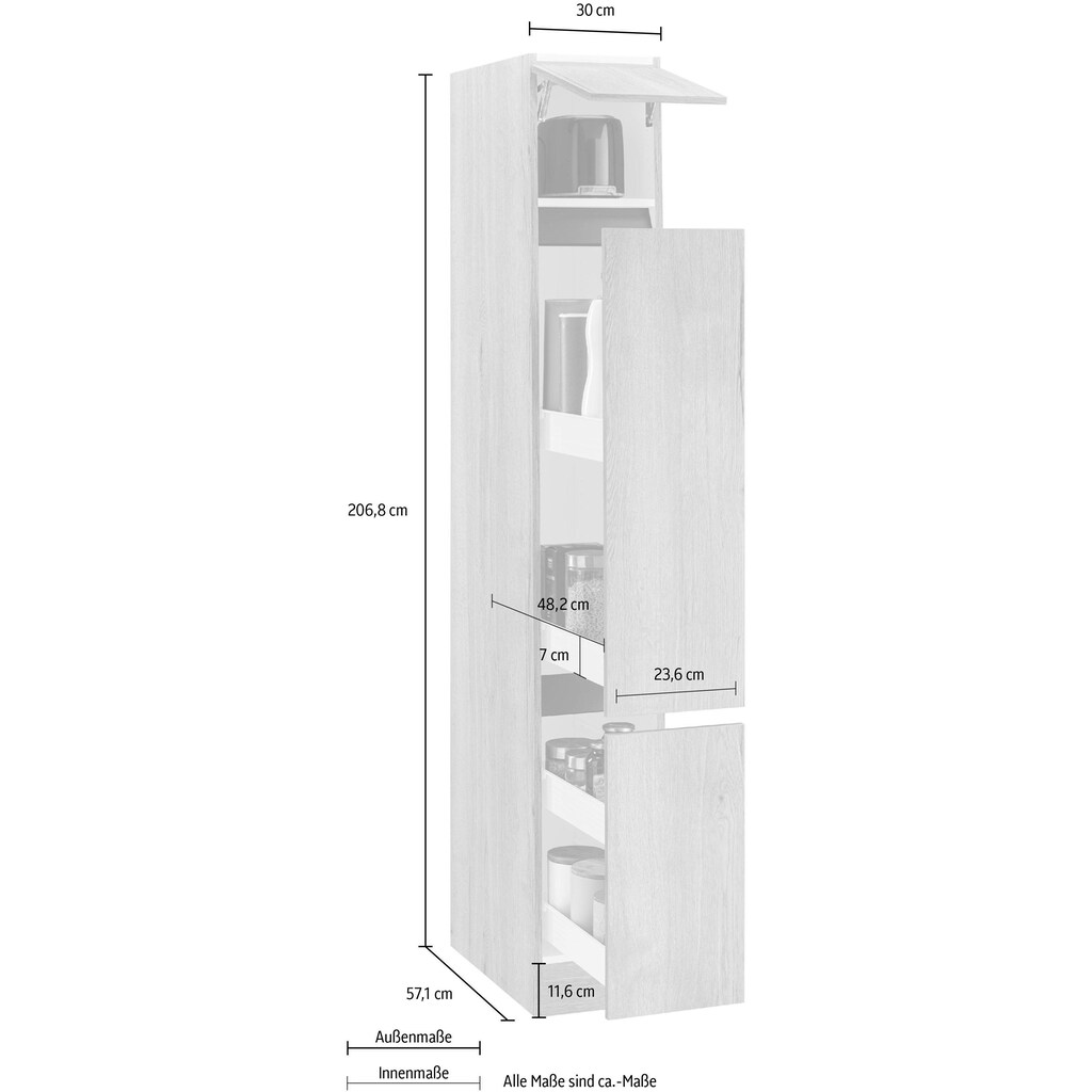 OPTIFIT Apothekerschrank »Roth«