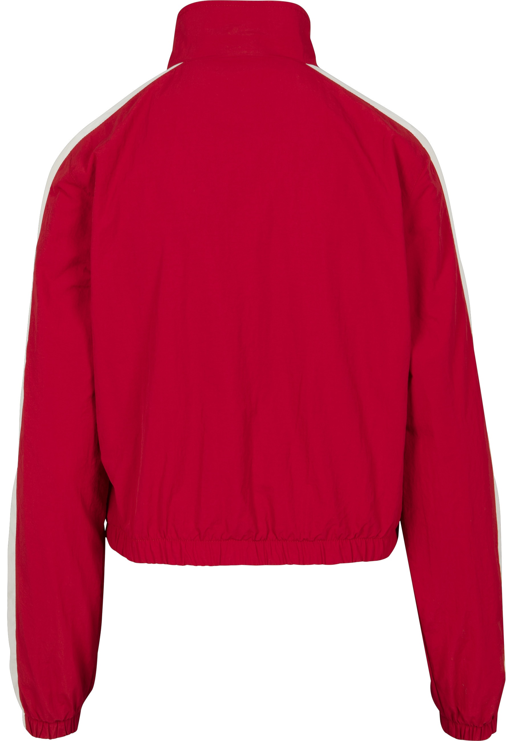 URBAN CLASSICS Allwetterjacke »Urban Classics Damen Ladies Short Striped Crinkle Track Jacket« 1 Stk. tlg. ohne Kapuze