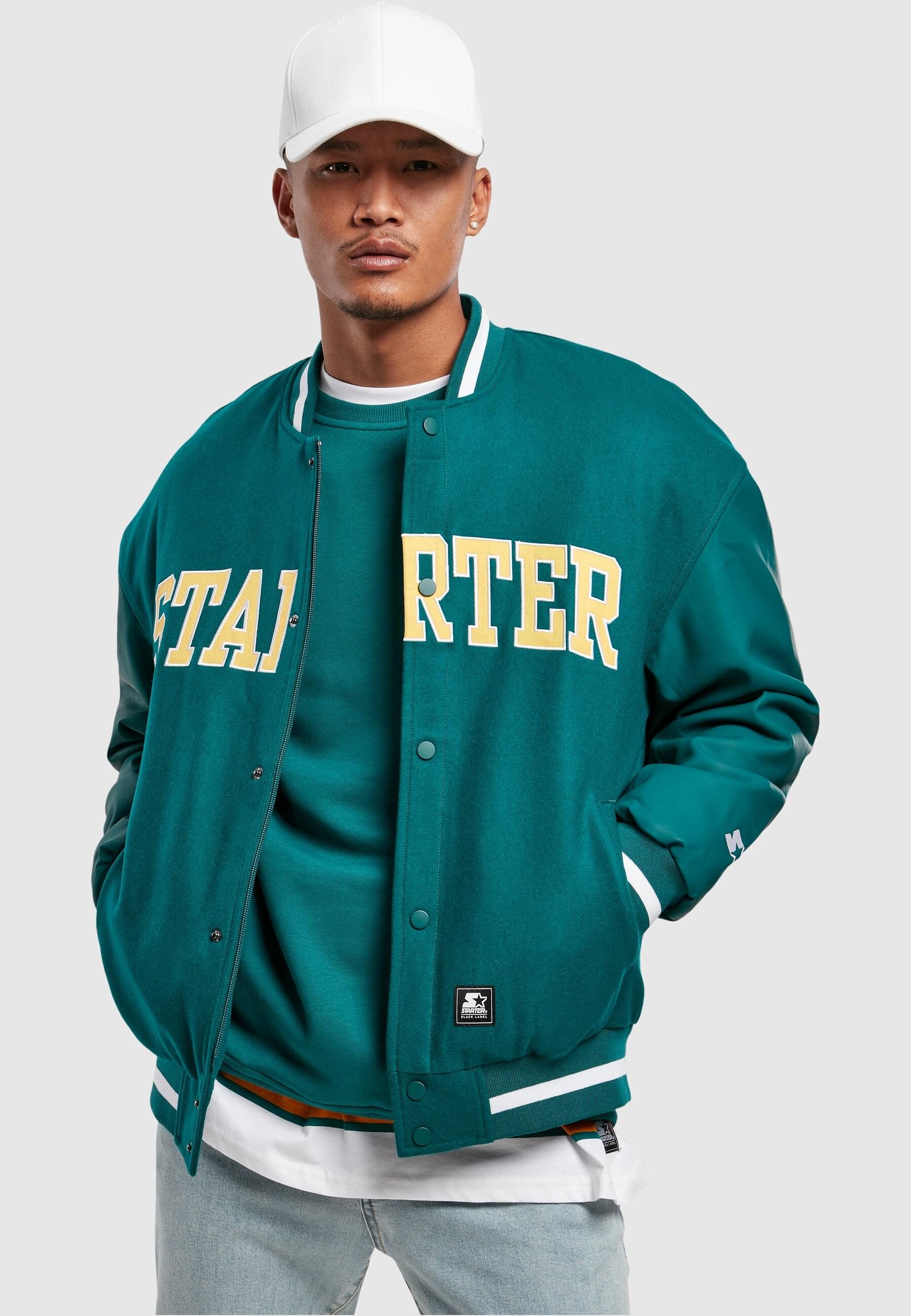 Starter Black Label Allwetterjacke »Starter Black Label Herren Starter Team Jacket«, (1 St.), ohne Kapuze