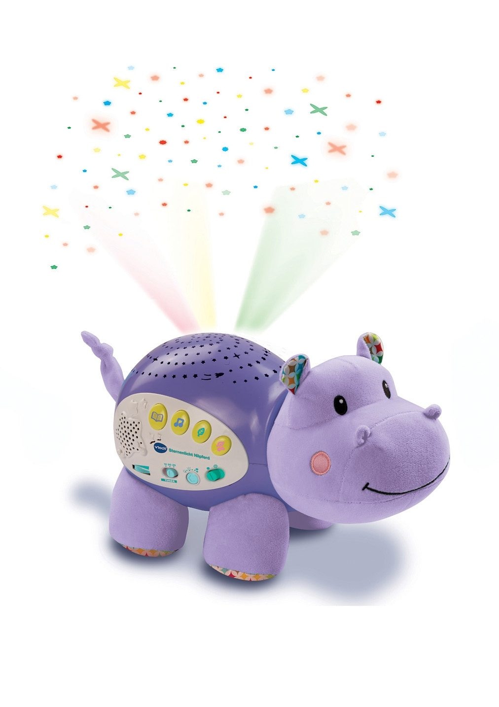 Vtech® Plüschfigur »VTechBaby, Sternenlicht Nilpferd«, mit Licht und Sound