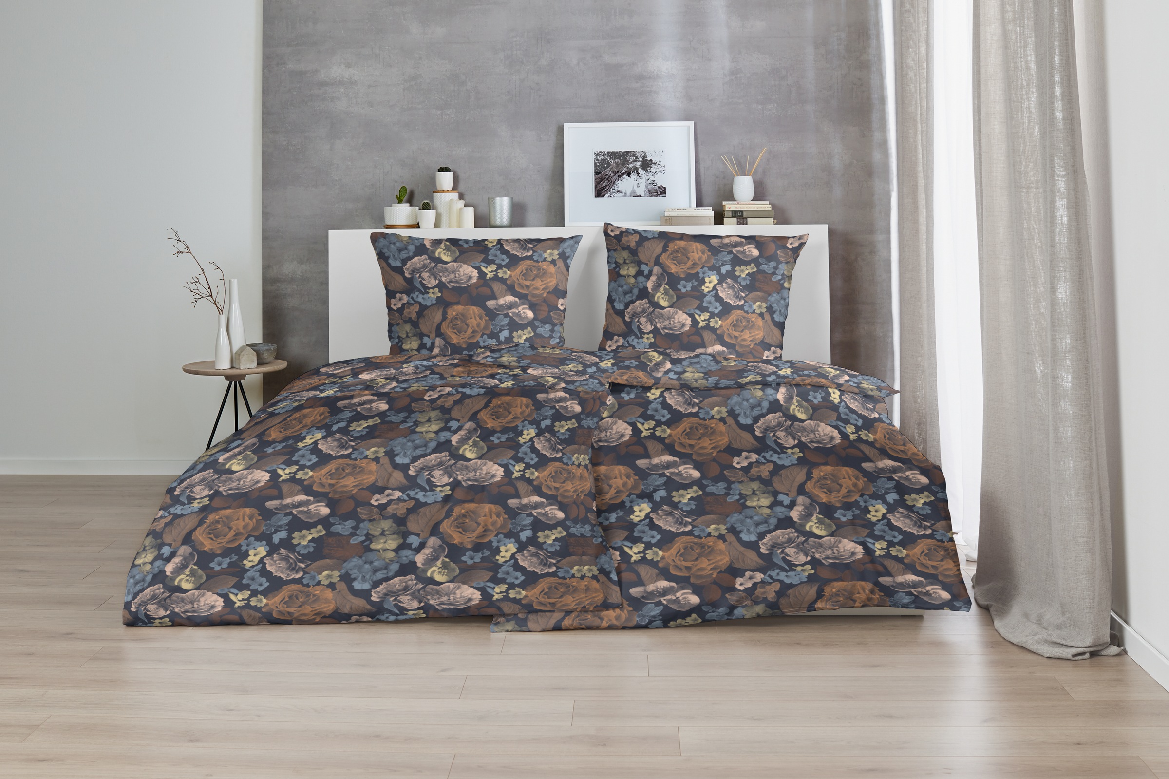 Primera "Edelflanell-Bettwäsche Exciting" 2 Stk. mit einem aufregenden Blum günstig online kaufen