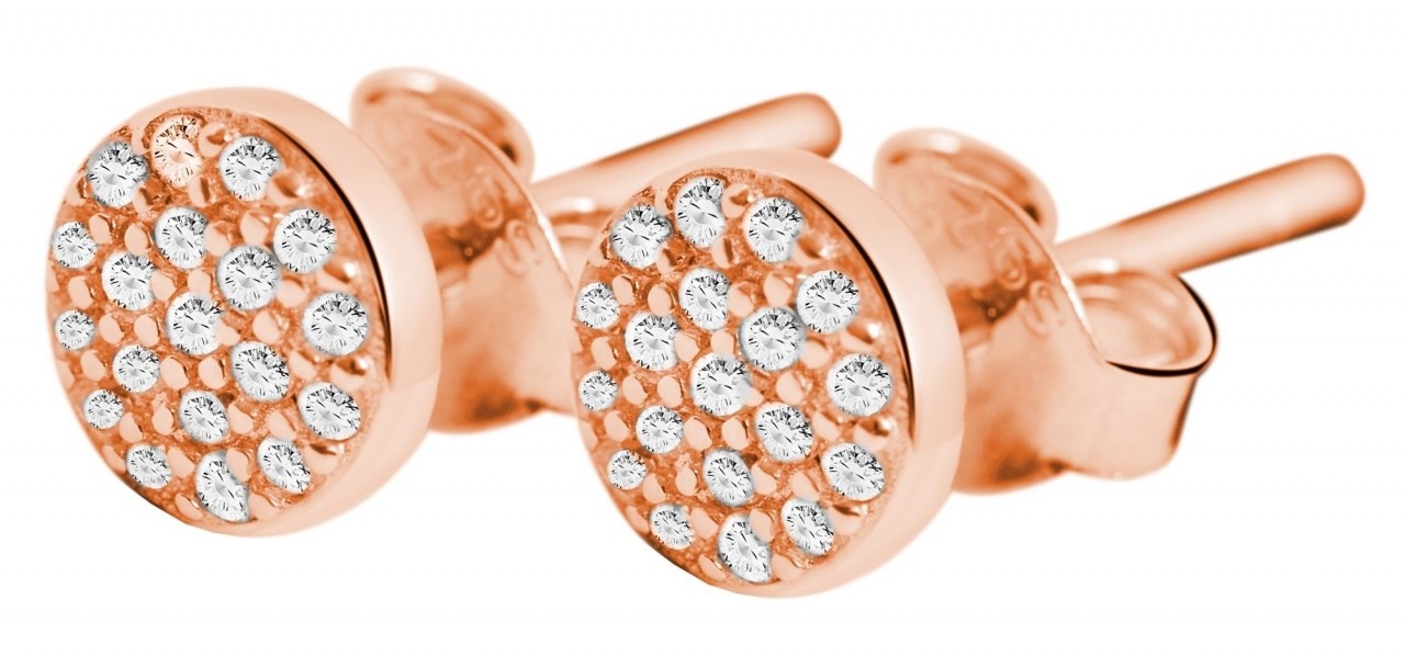 Adelia´s Paar Ohrhänger »Damen Ohrstecker aus 925 Sterling Silber und Zirkonia Ø 6 mm«