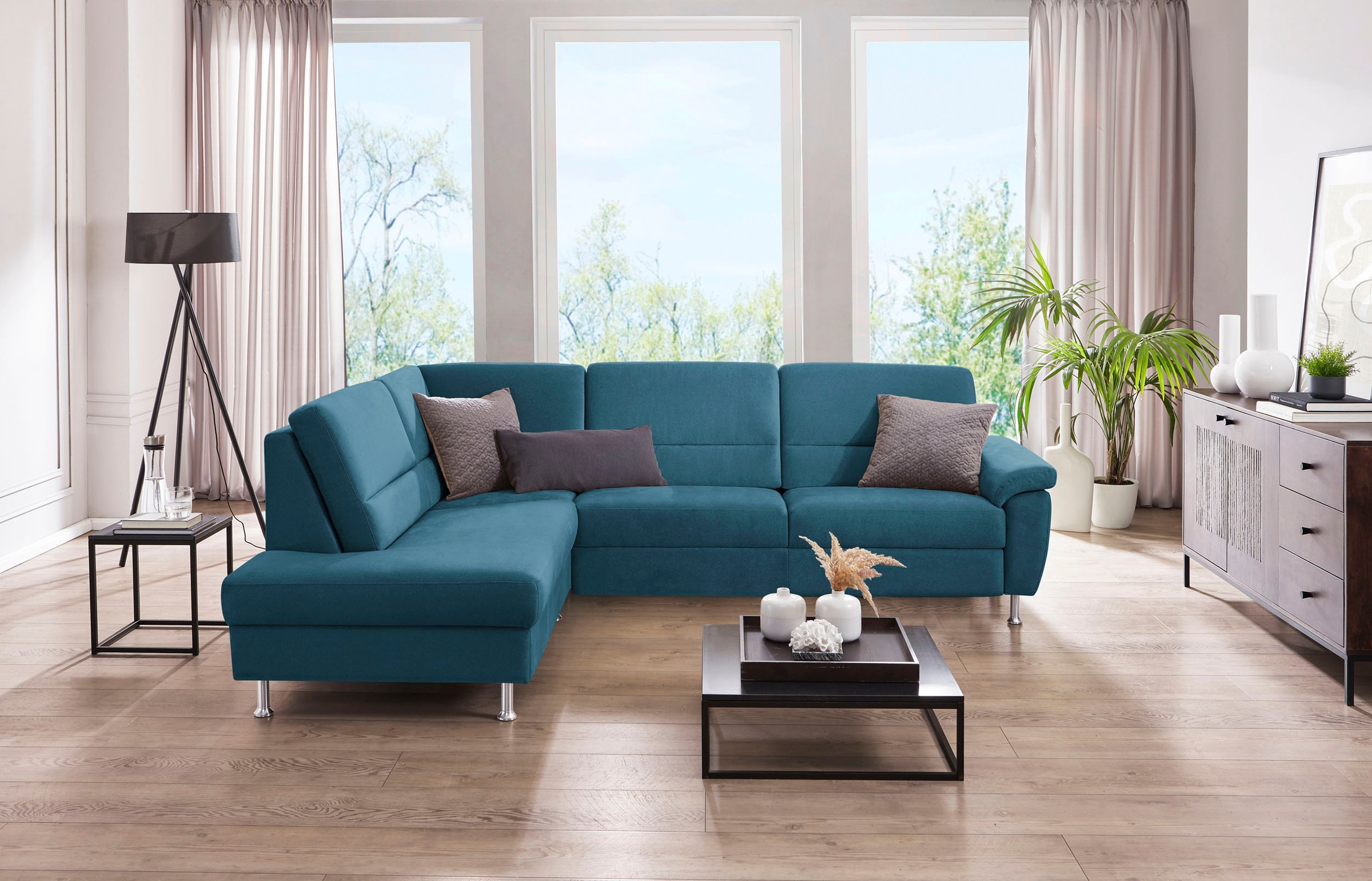 CALIZZA INTERIORS Ecksofa "Onyx L-Form", Ottomane links oder rechts, wahlwe günstig online kaufen