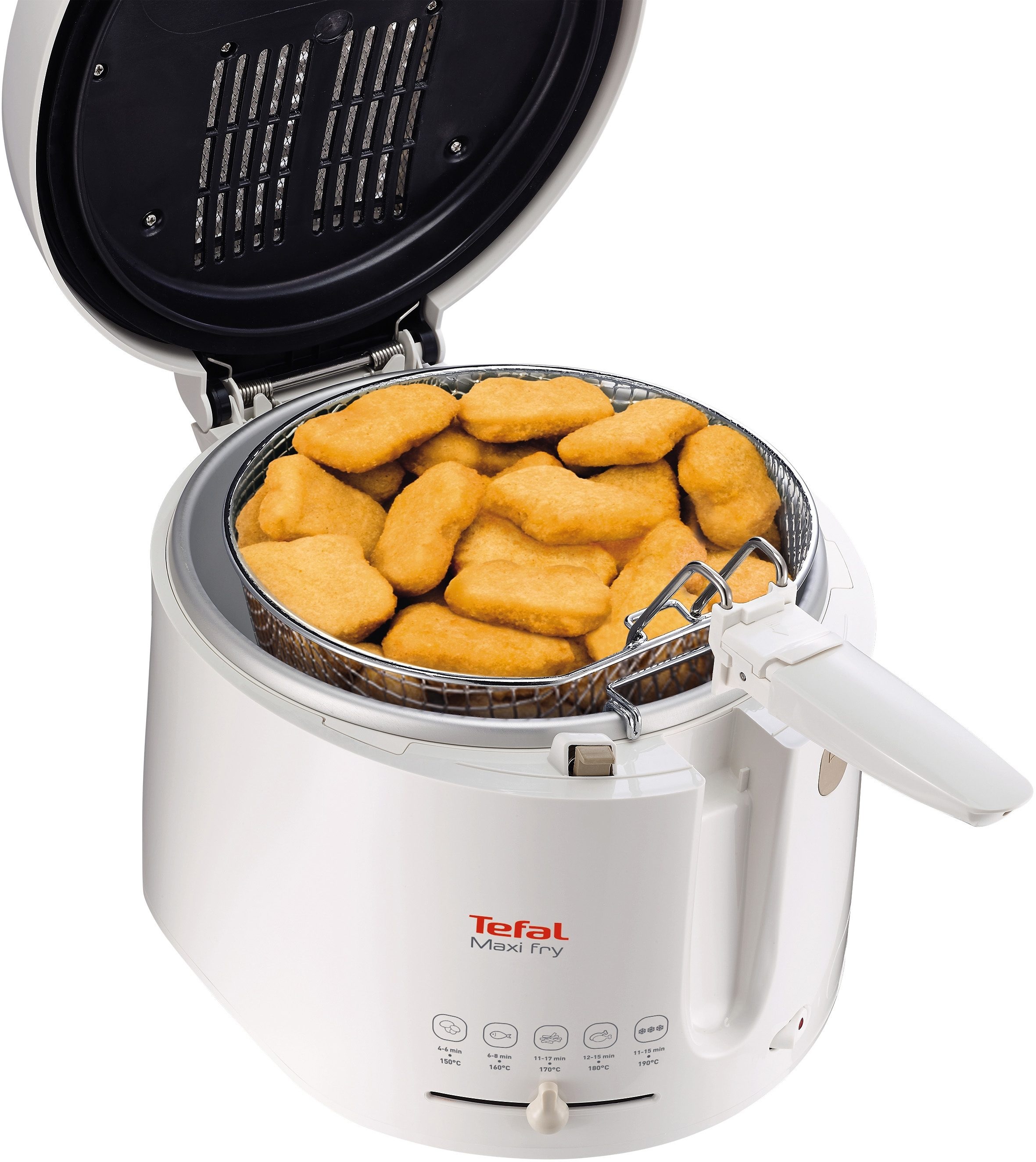 Tefal Fritteuse »FF1000 Maxi Fry«, 1900 W, Kapazität 1,2 kg, mit Öl, wärmeisoliert, automatische Deckelöffnung