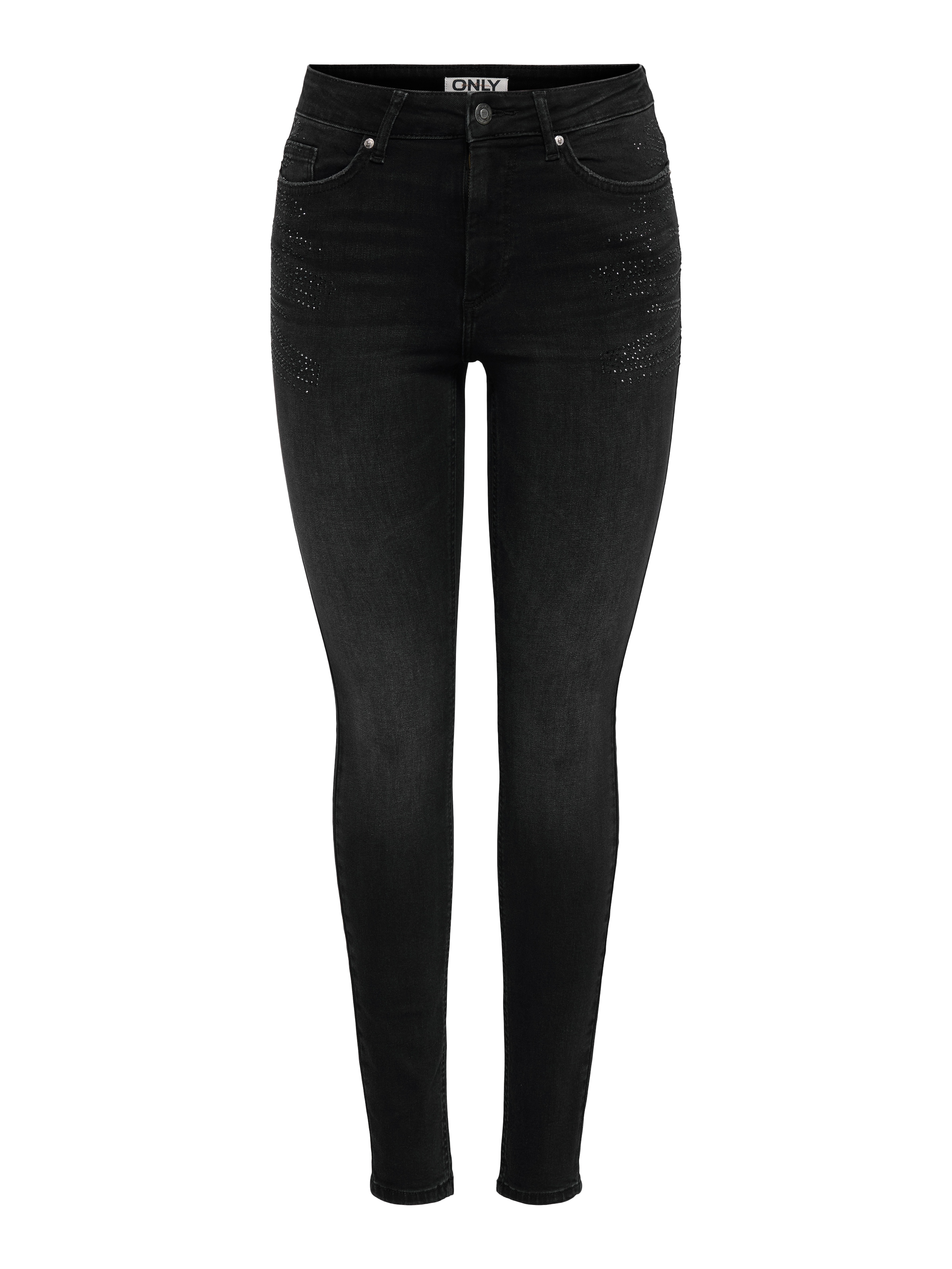 ONLY Skinny-fit-Jeans "ONLBLUSH RHINESTONE HW SKINNY DNM TAI" günstig online kaufen