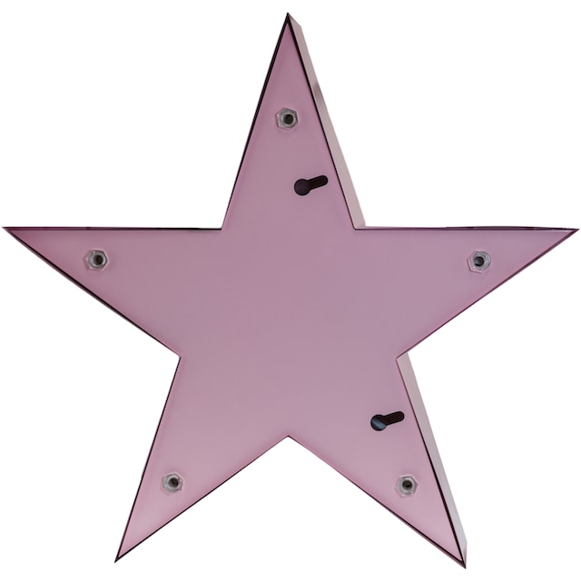 MARQUEE LIGHTS LED Dekolicht »Star«, 10 flammig-flammig, Wandlampe, Tischlampe  Star 10 Lichtquellen E14 (exkl.)- 38x38 cm | BAUR