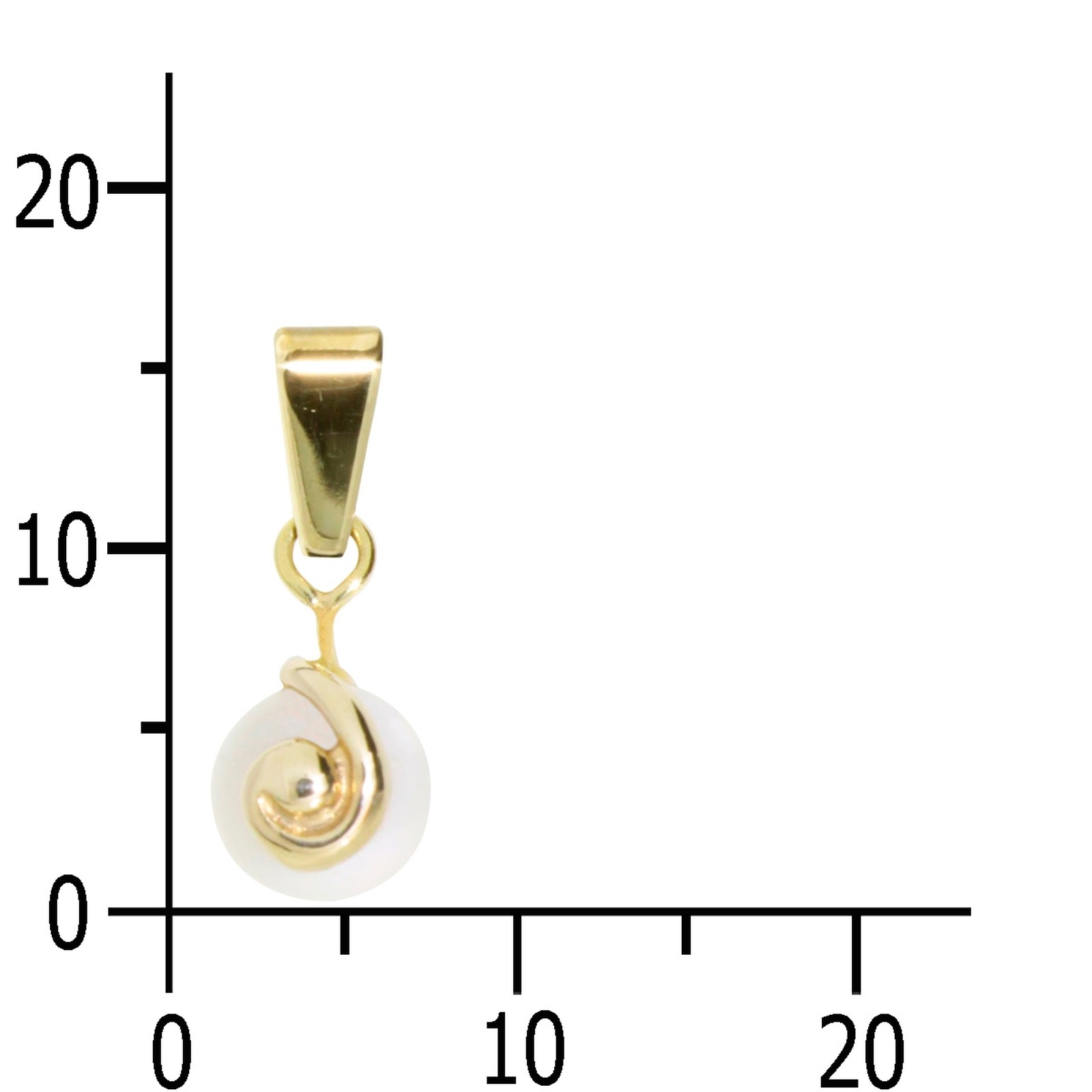 OSTSEE-SCHMUCK Kette und Anhänger Set »- Itte - Gold 333/000 - Zuchtperle«