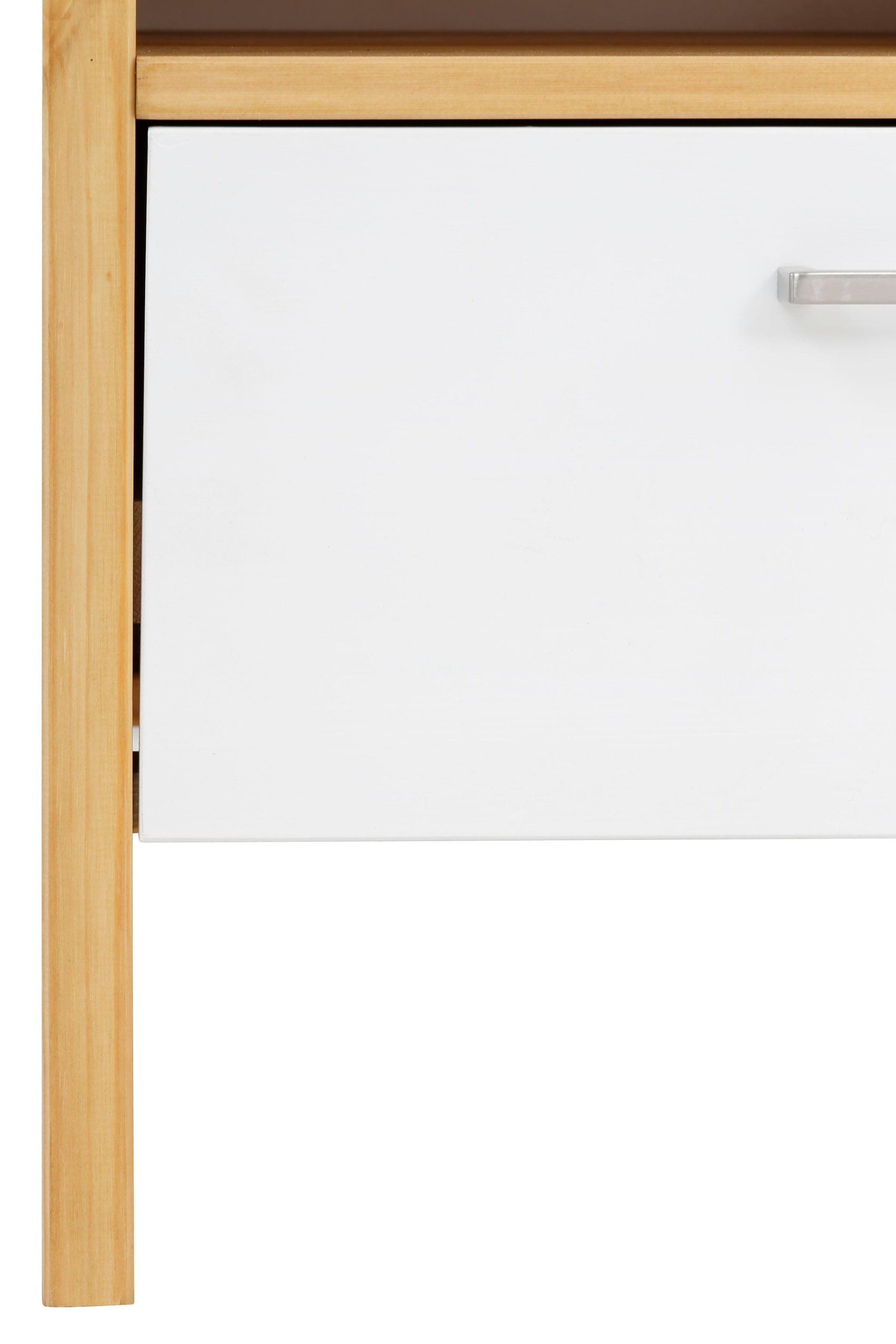 Home affaire Mehrzweckregal »Ixo«, Regal, Breite 101 cm, mit 2 Schubladen, aus masiver Kiefer, FSC®