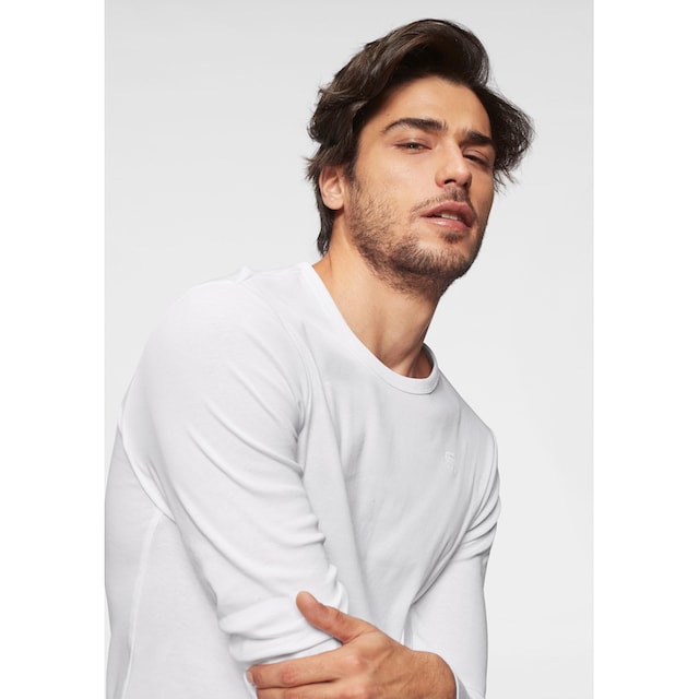 G-Star RAW Langarmshirt, Basic-Artikel aus blickdichter, hochwertiger  Baumwollqualität ▷ kaufen | BAUR