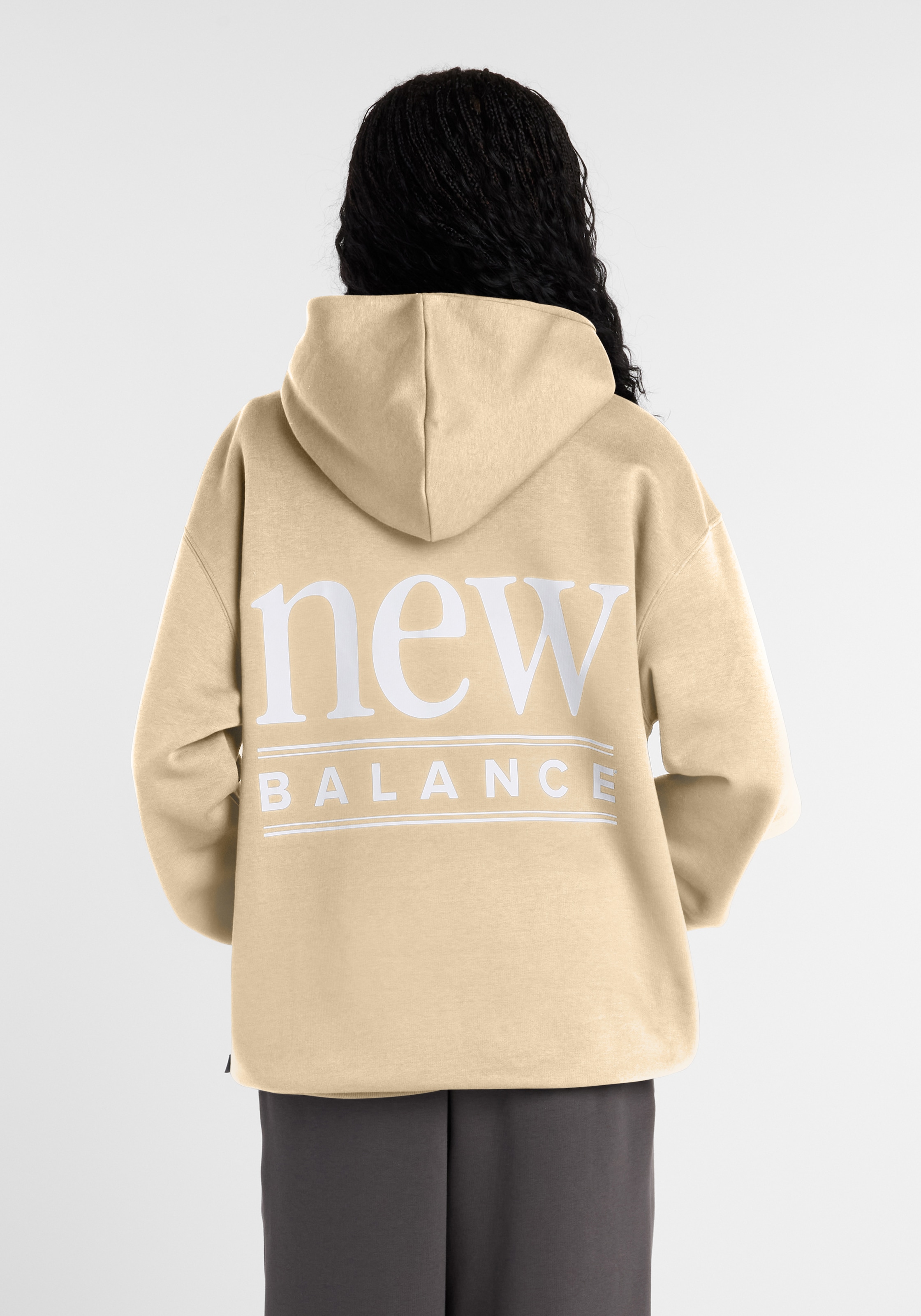 New Balance Kapuzensweatshirt , mit Kapuze, Rundhalsausschnitt, sportlicher Stil
