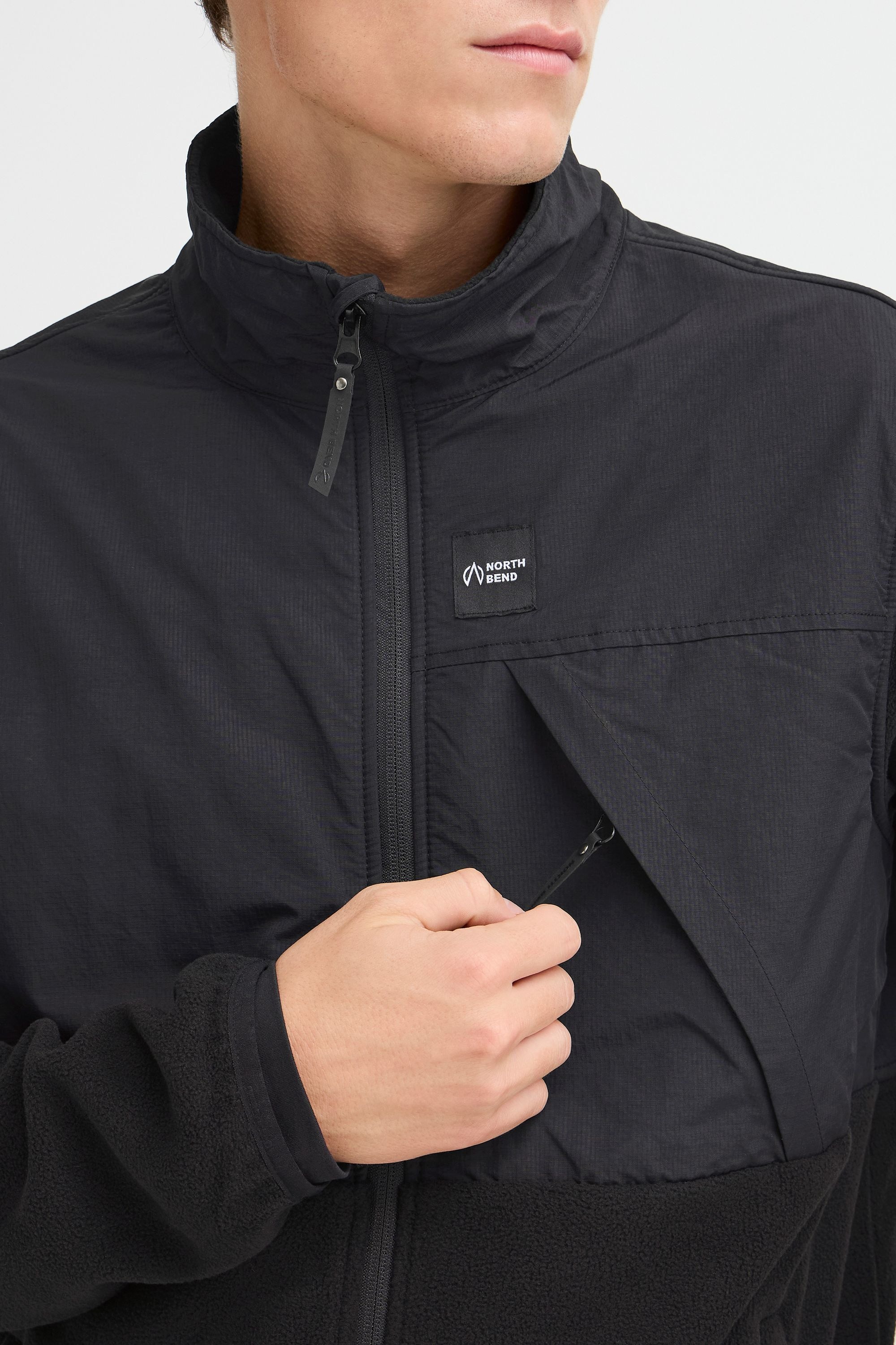 North Bend Fleecejacke »Fleecejacke NBDean M«, ohne Kapuze
