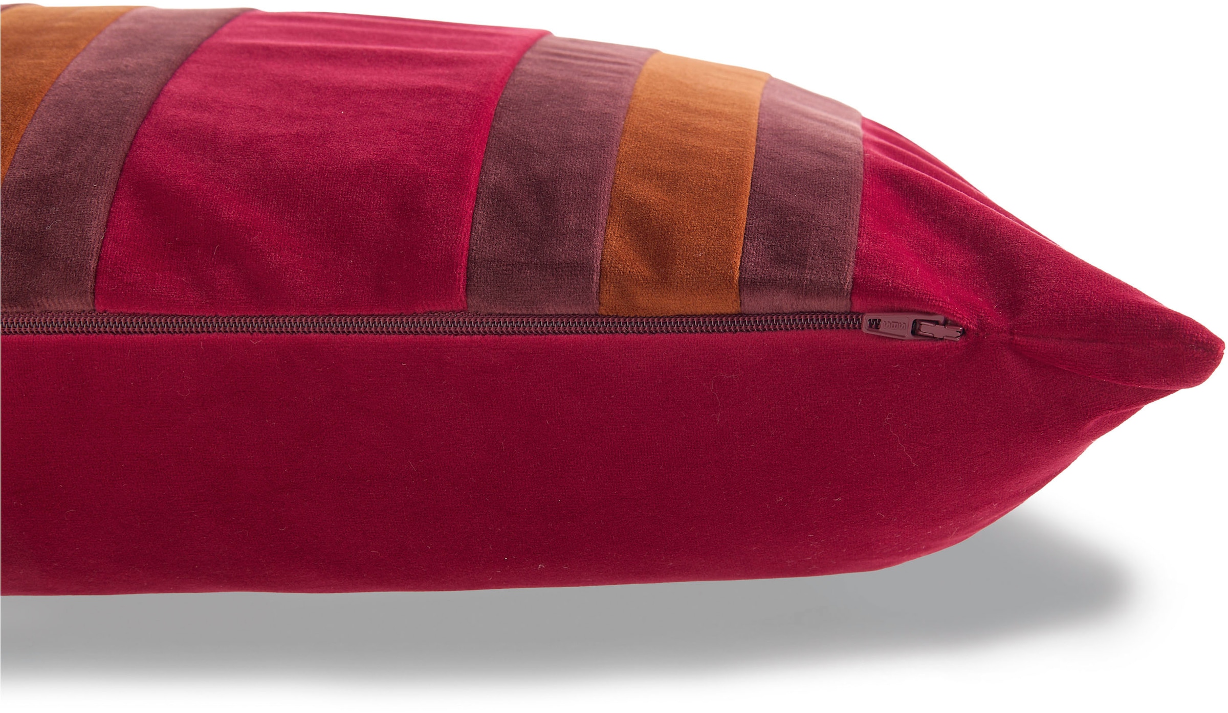 TOM TAILOR HOME Dekokissen »Velvet Stripe«, aus weichem Velvet