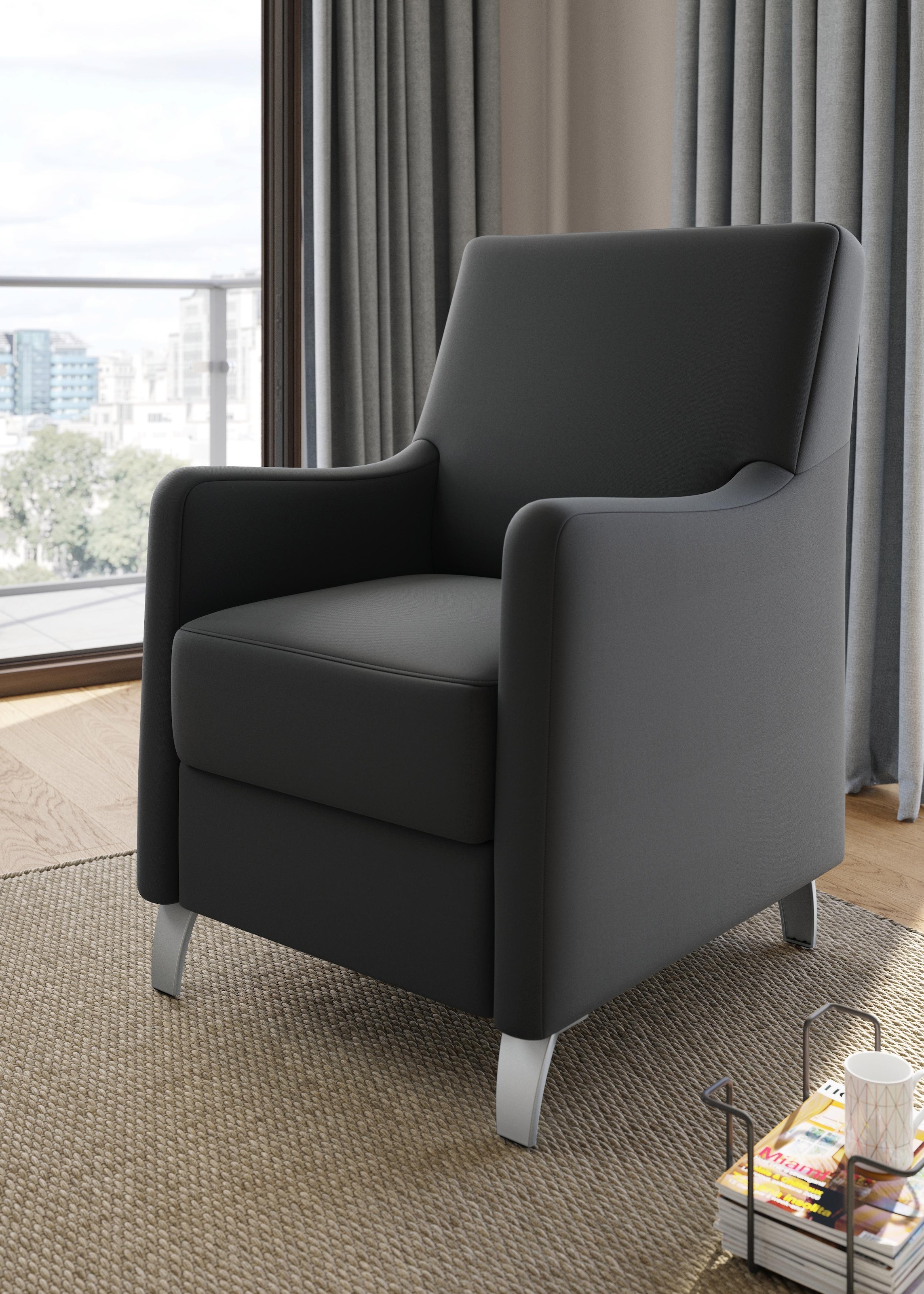 sit&more Sessel »Palmera, B: 70 cm« mit Federkern