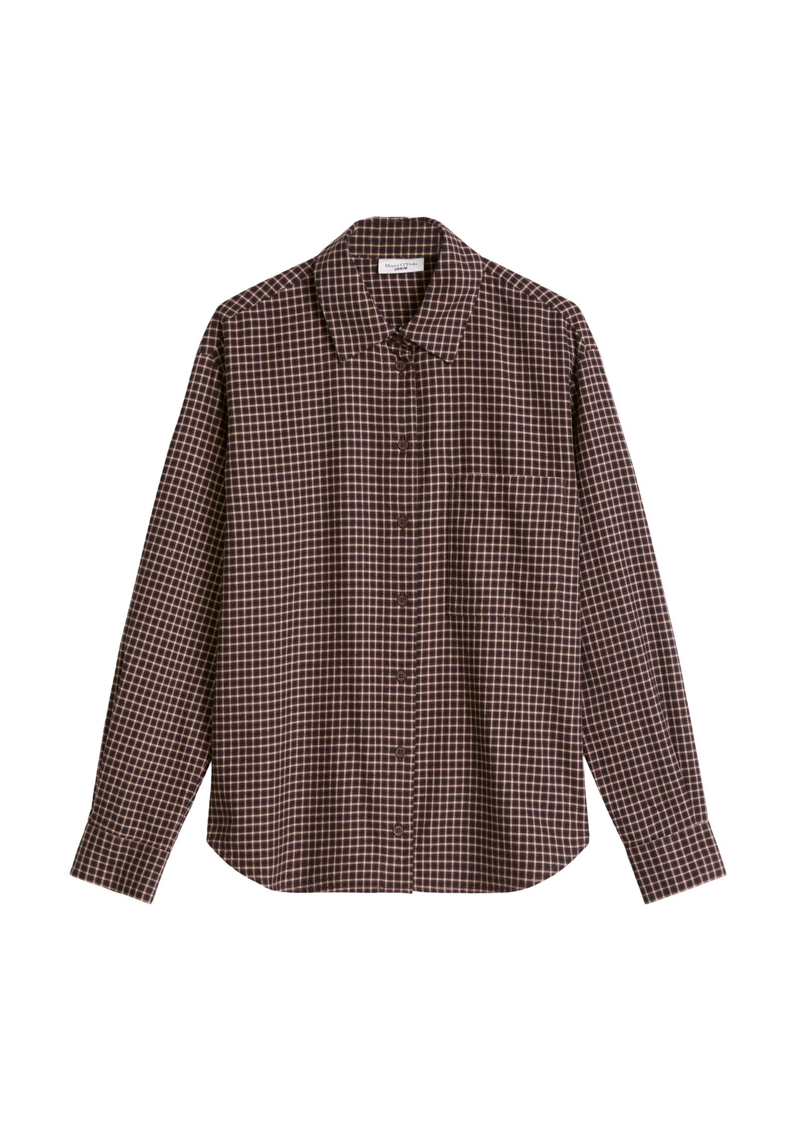 Marc O'Polo DENIM Langarmbluse »aus weichem Bio-Baumwoll-Flanell«