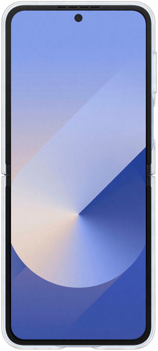Samsung Backcover »Clear Case with Ring für Galaxy Flip6«, Backcover, Schutzhülle, Handyschutzhülle, Case, Schutzcase, stoßfest