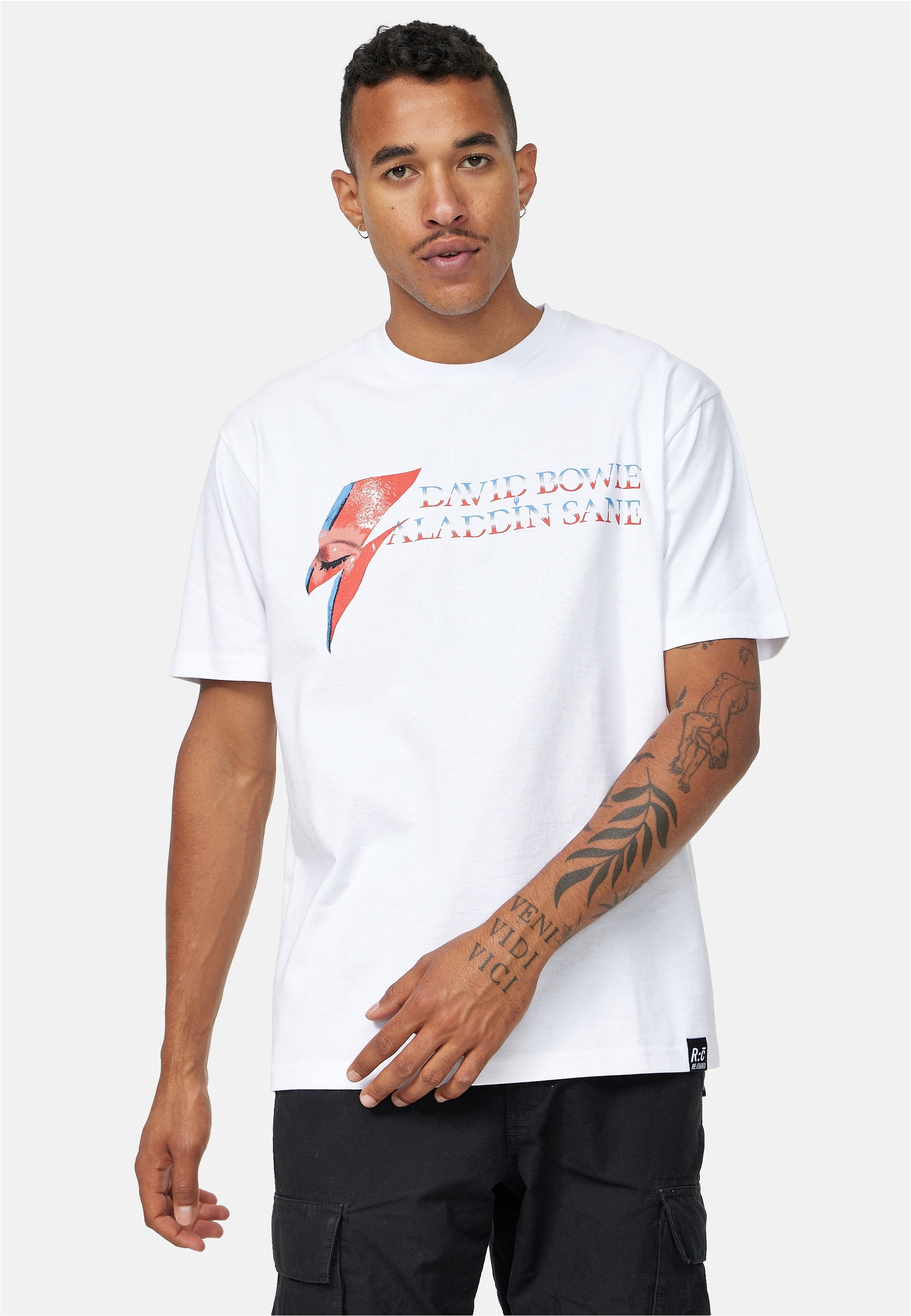Recovered T-Shirt »David Bowie Aladdin Sane Relaxed«, (1 tlg.), mit coolem David Bowie Album-Print