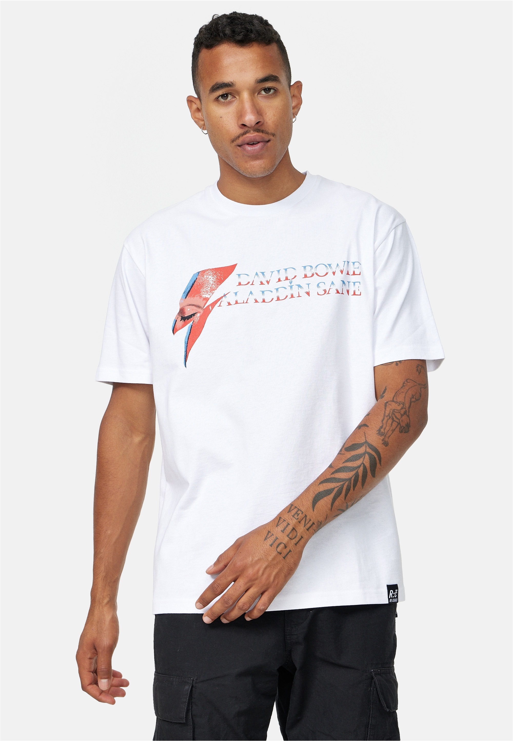 Recovered T-Shirt "David Bowie Aladdin Sane Relaxed", mit coolem David Bowi günstig online kaufen