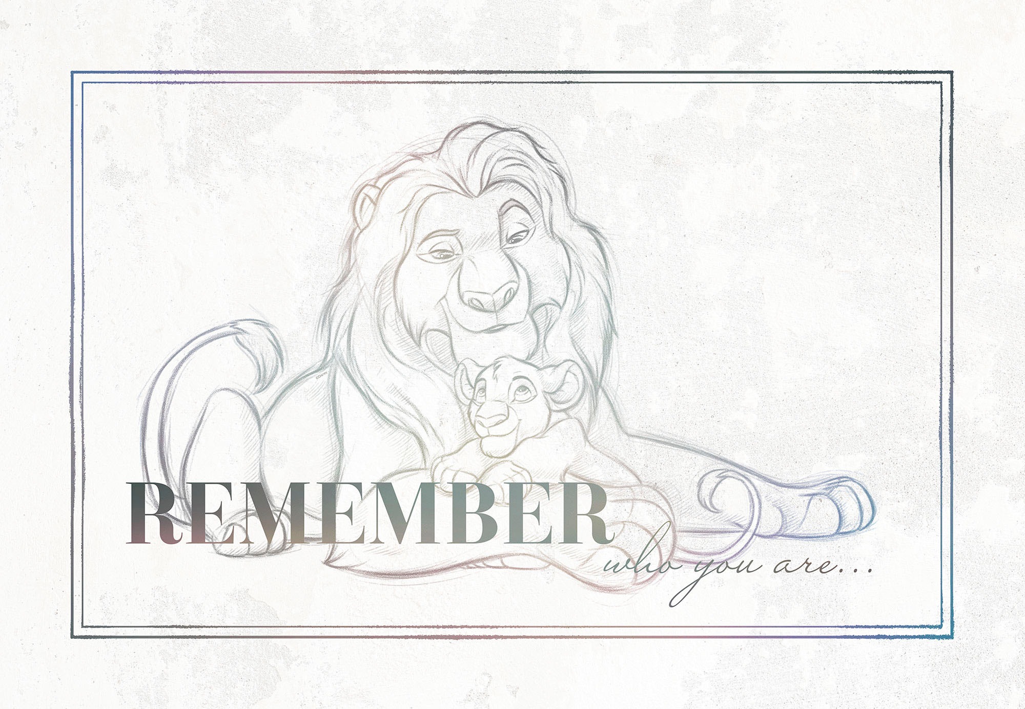 Komar Leinwandbild "Lion King Be Yourself - Größe 40 x 60 cm" Disney 40 x 6 günstig online kaufen