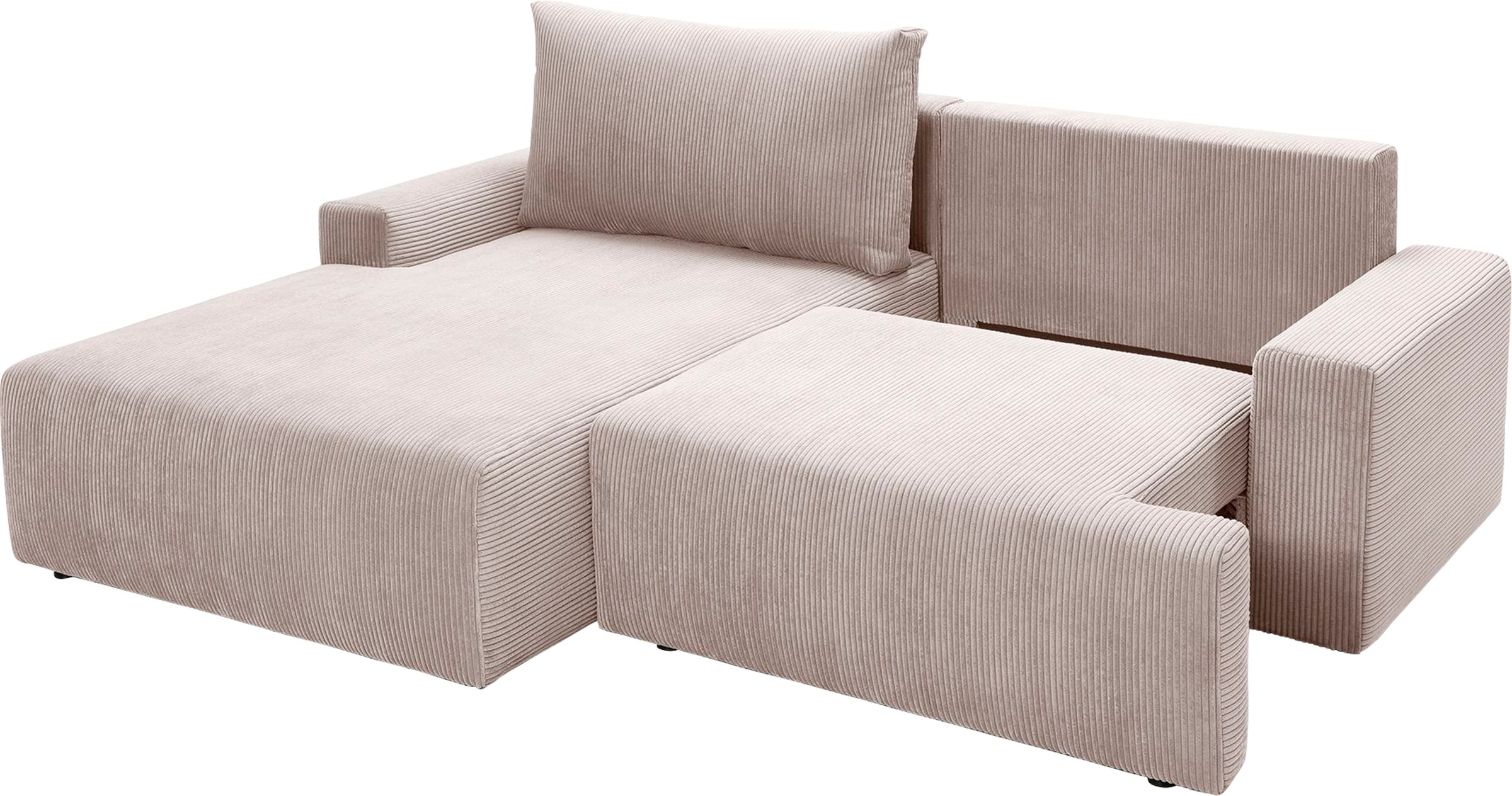 verschiedenen exxpo | »Orinoko«, Cord-Farben Bettkasten sofa in Ecksofa Bettfunktion - inklusive BAUR fashion und kaufen