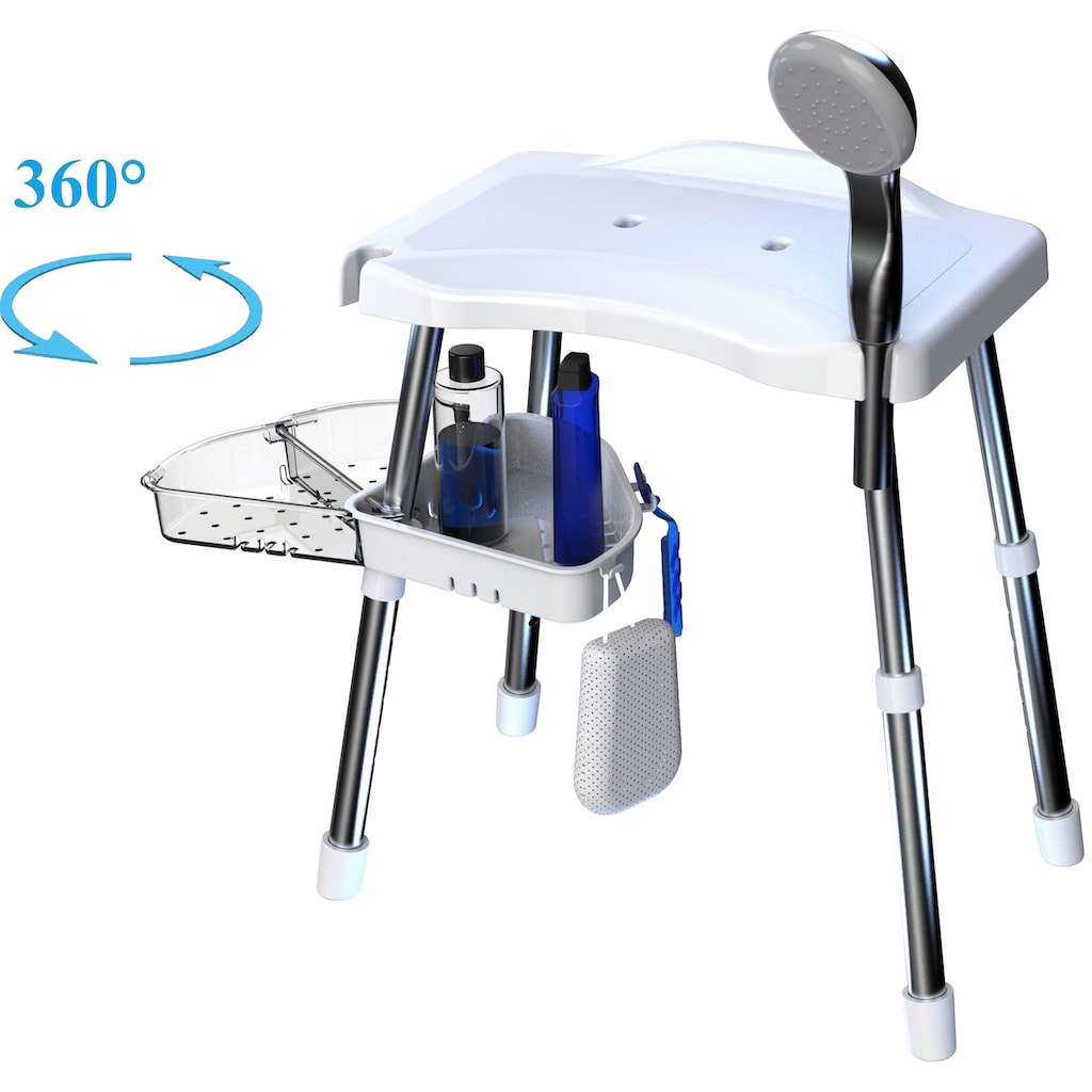 Bischof Dusch- und Badhocker, belastbar bis 150 kg