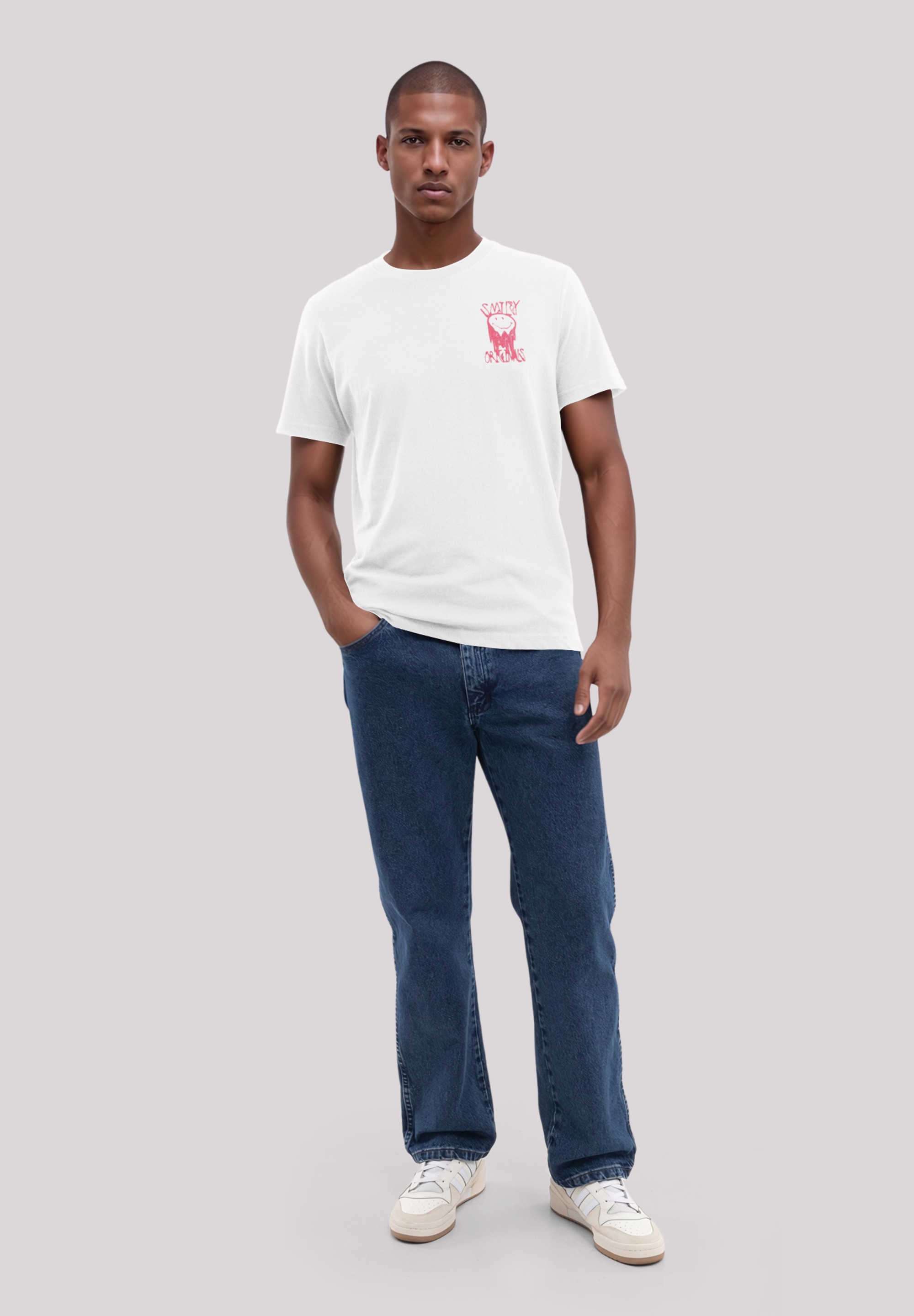 F4NT4STIC T-Shirt »Smiley Originals Punk Drip Streetwear«, Premium Qualität