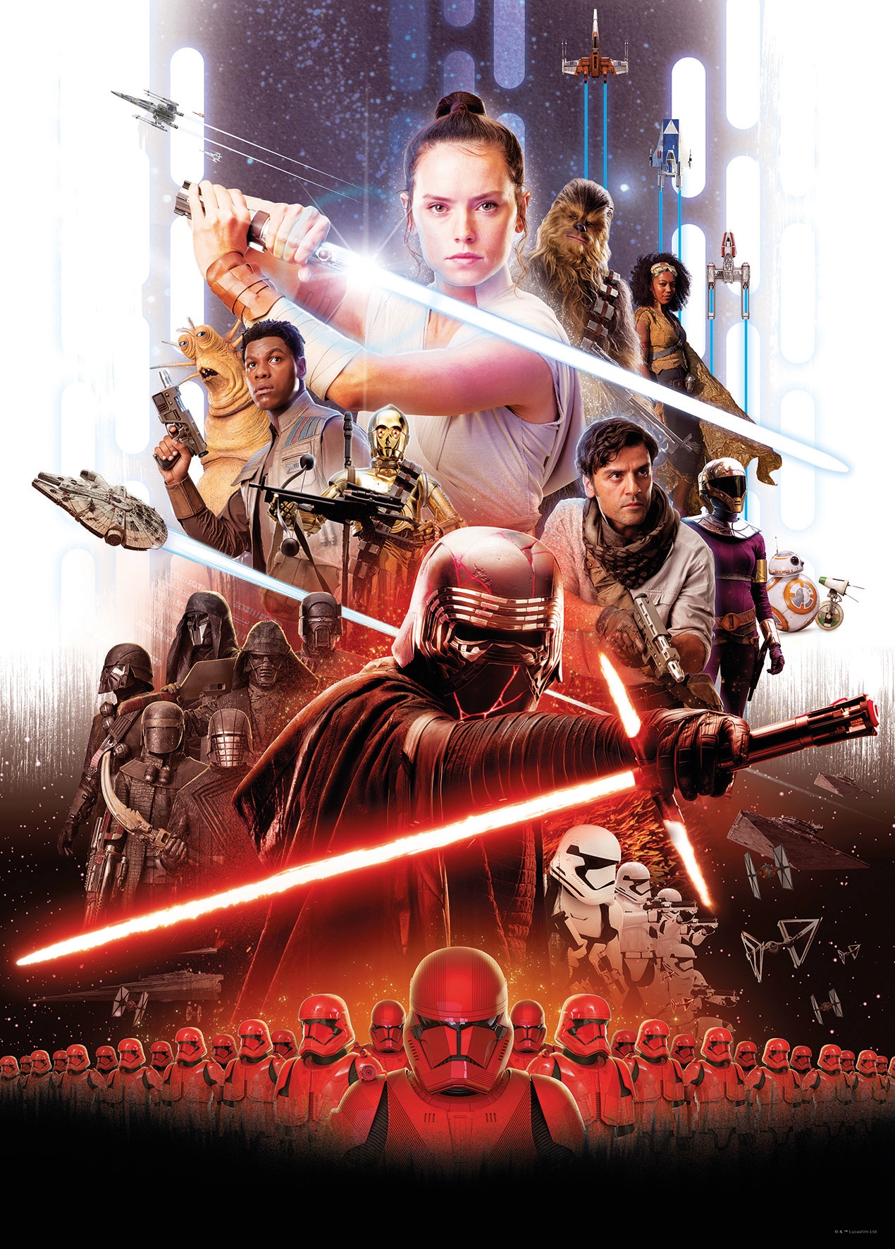 Komar Poster "Star Wars Movie Poster Rey", Star Wars, (1 St.), Kinderzimmer, Schlafzimmer, Wohnzimmer