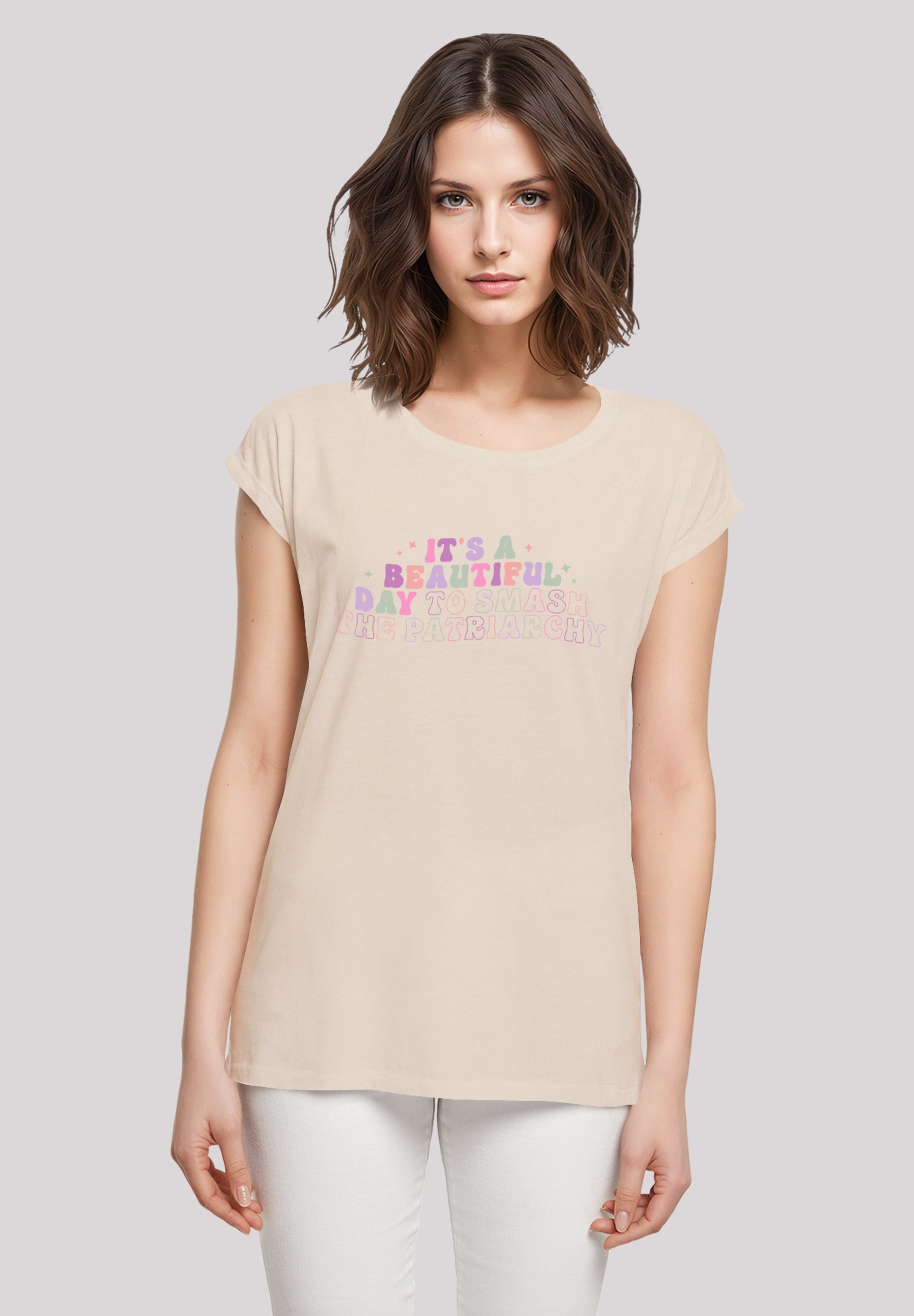 F4NT4STIC T-Shirt "Smash The Patriarchy Iternationaler Frauentag", Premium günstig online kaufen