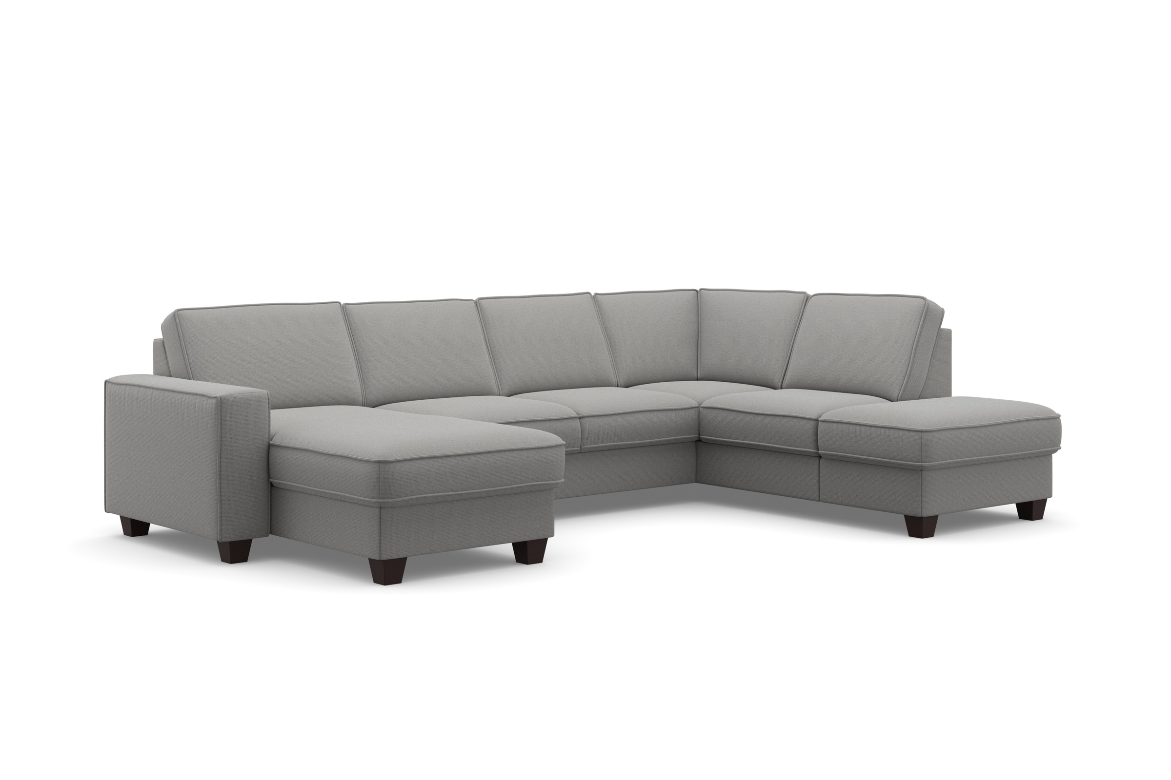 Thumbnail - Home affaire Wohnlandschaft "County U-Form" wahlweise Ottomane links oder rechts, mit Federkern-Polsterung