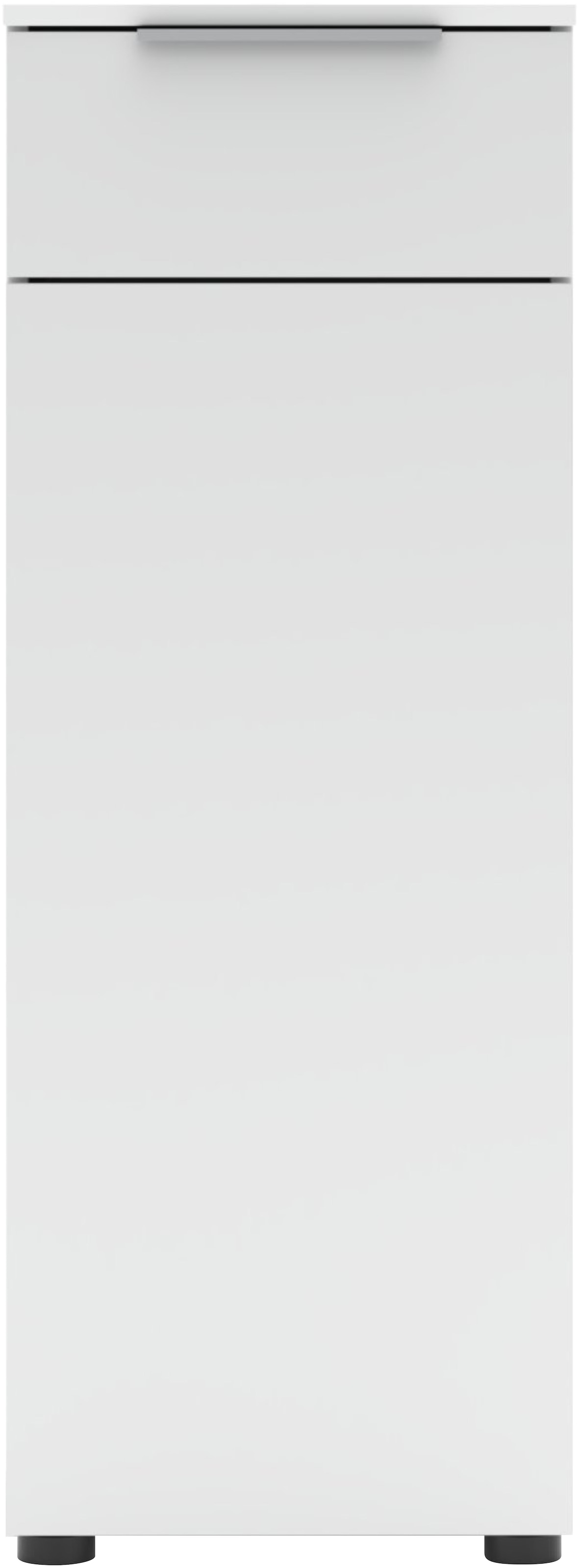 Innostyle Aktenschrank »Büroschrank Santorin, 40/110/38 cm ( B/H/T)« 1 Stk. tlg. 1 Tür links/rechts verwendbar, Softclose, Klarglas, ABS Schutzkante