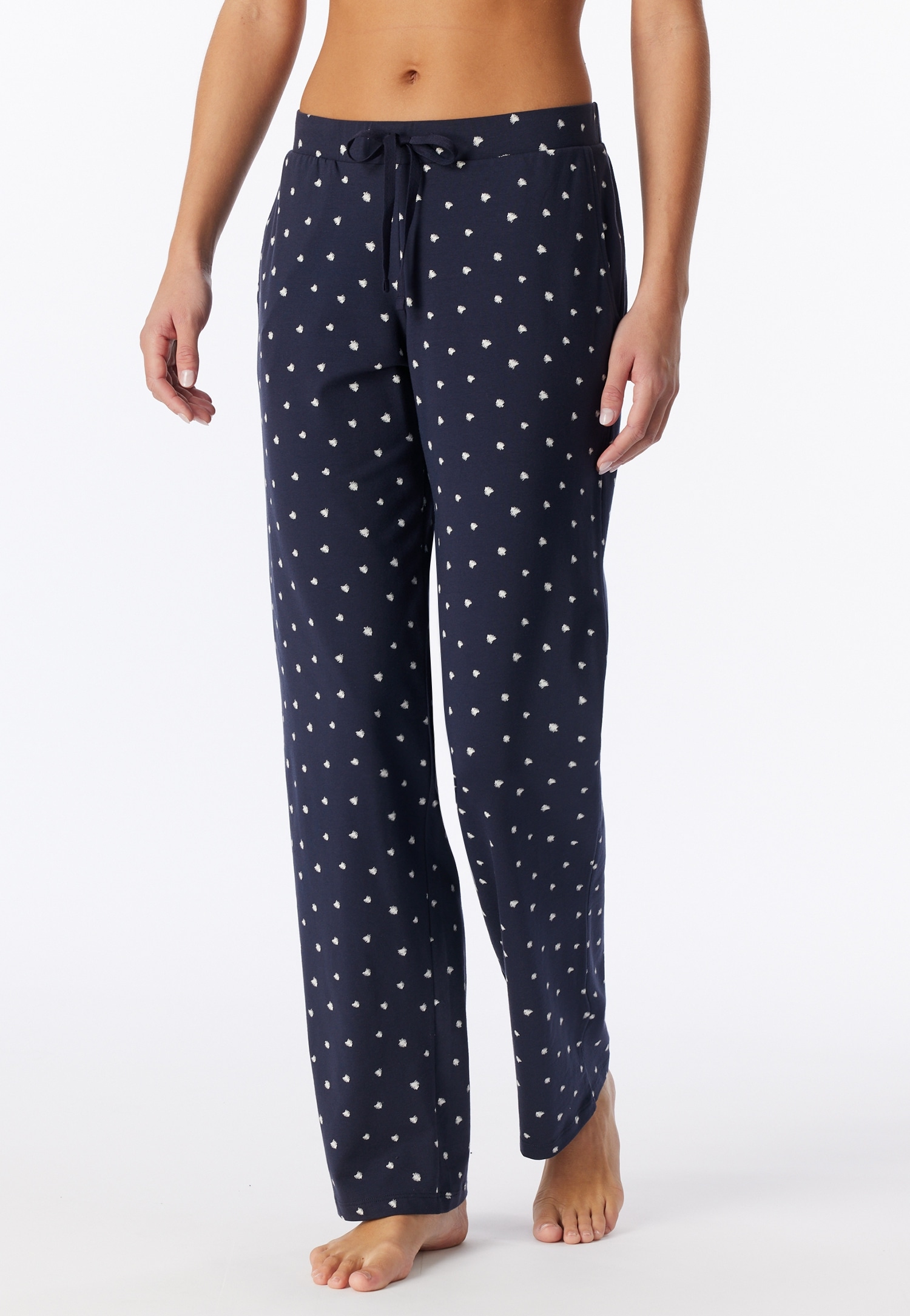 Schiesser Pyjamahose »Mix + Relax«  Cotton-Mix, Gummizug, Bindeband, seitliche Taschen