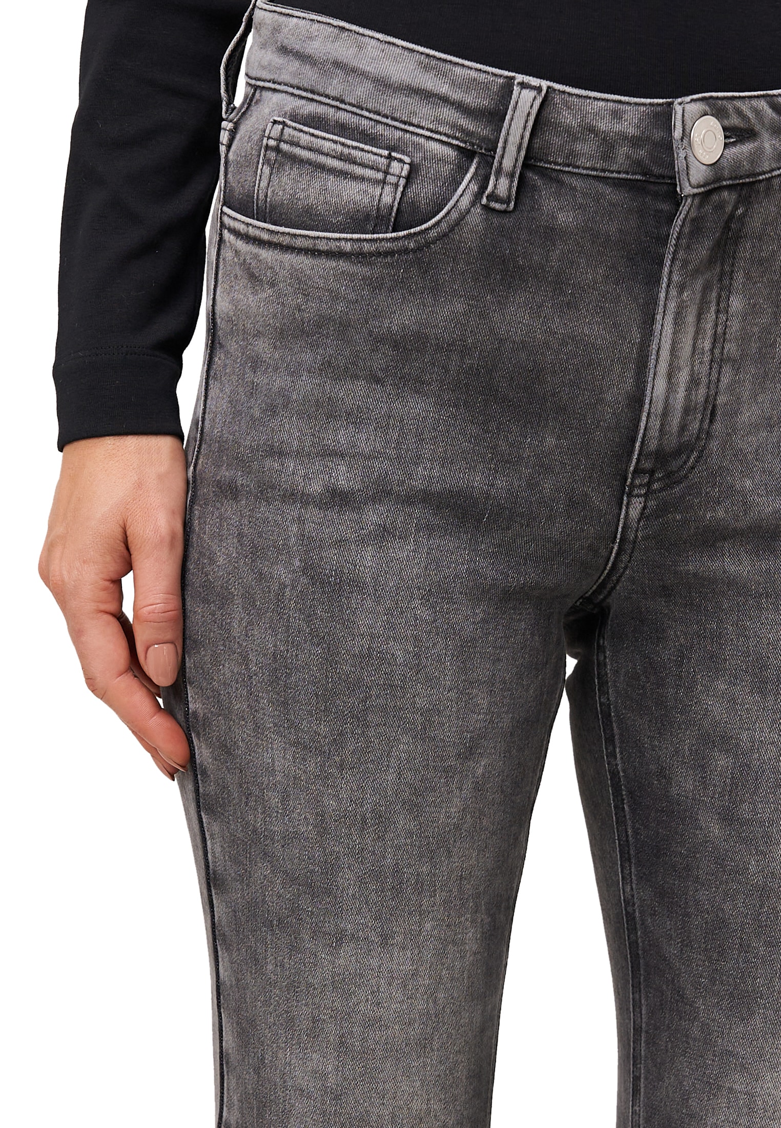 Zero Slim-fit-Jeans »zero Damen Jeans Style ORLANDO Straight Leg 32 Inch«
