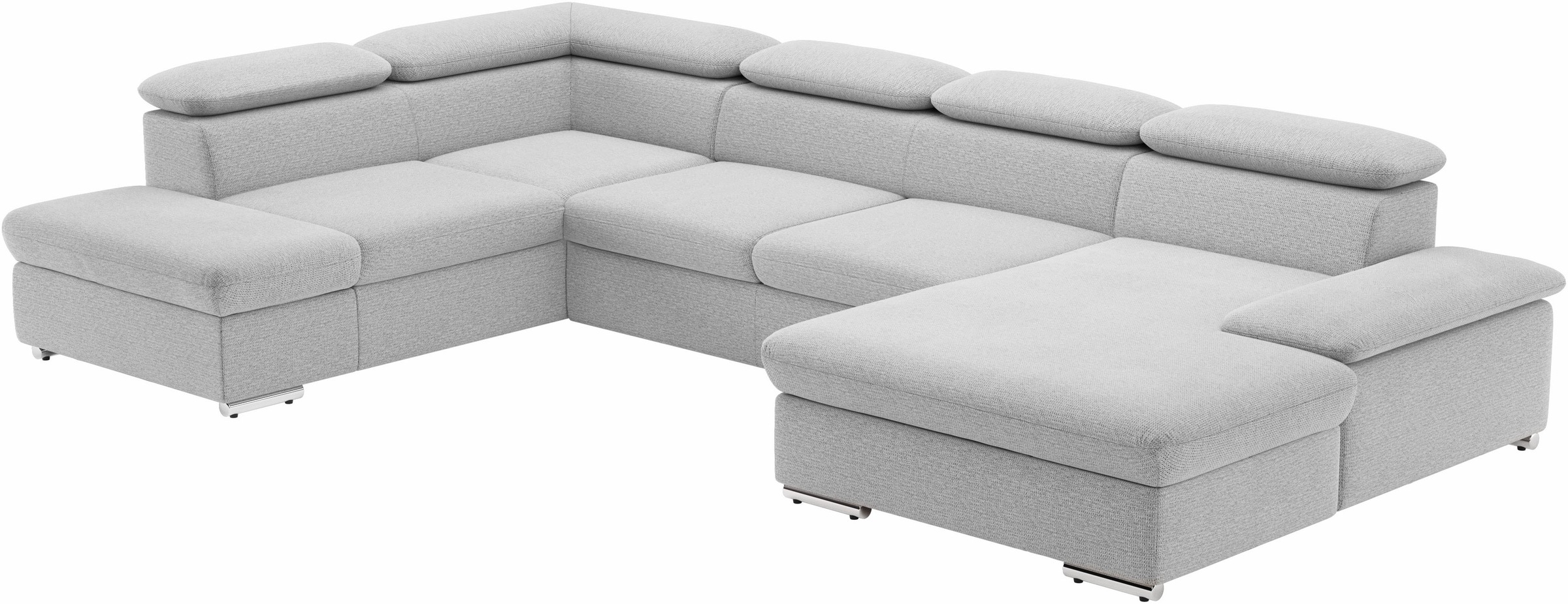 sit&more Wohnlandschaft »Valantine U-Form«, inkl. Kopf- und Armteilverstellung, wahlweise mit Bettfunktion