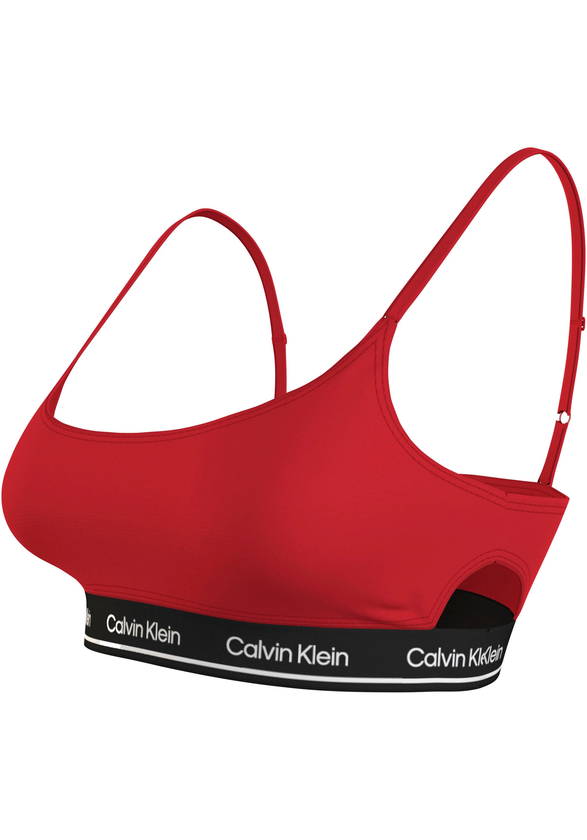 Calvin Klein Swimwear Bandeau-Bikini-Top »BRALETTE-RP« mit seitlichen Cut-Outs