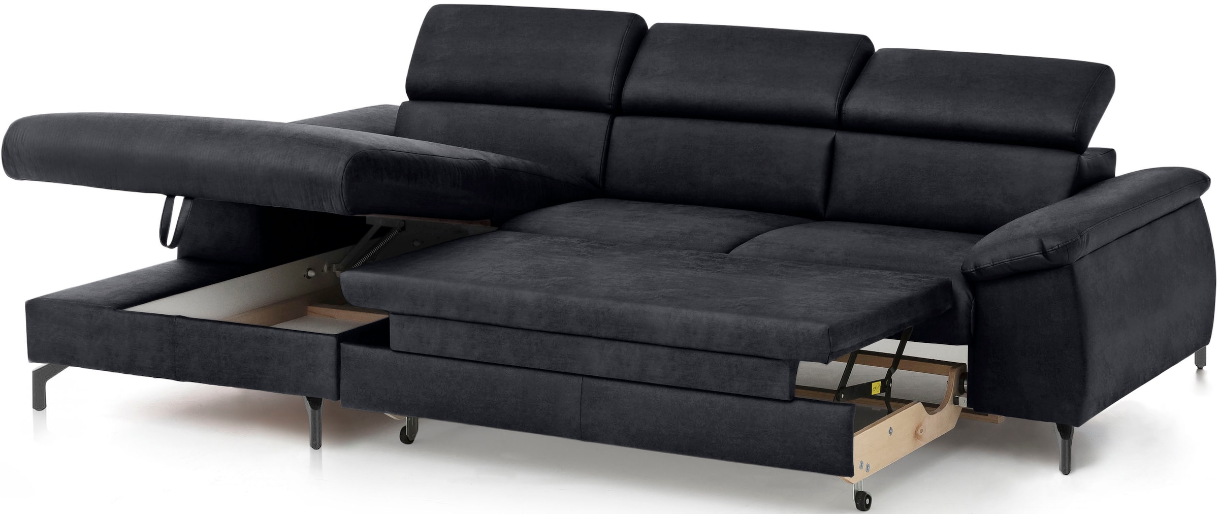 COTTA Ecksofa »Kitty L-Form«, inkl. Kopfteilverstellung, optional mit Bettfunktion u. Bettkasten