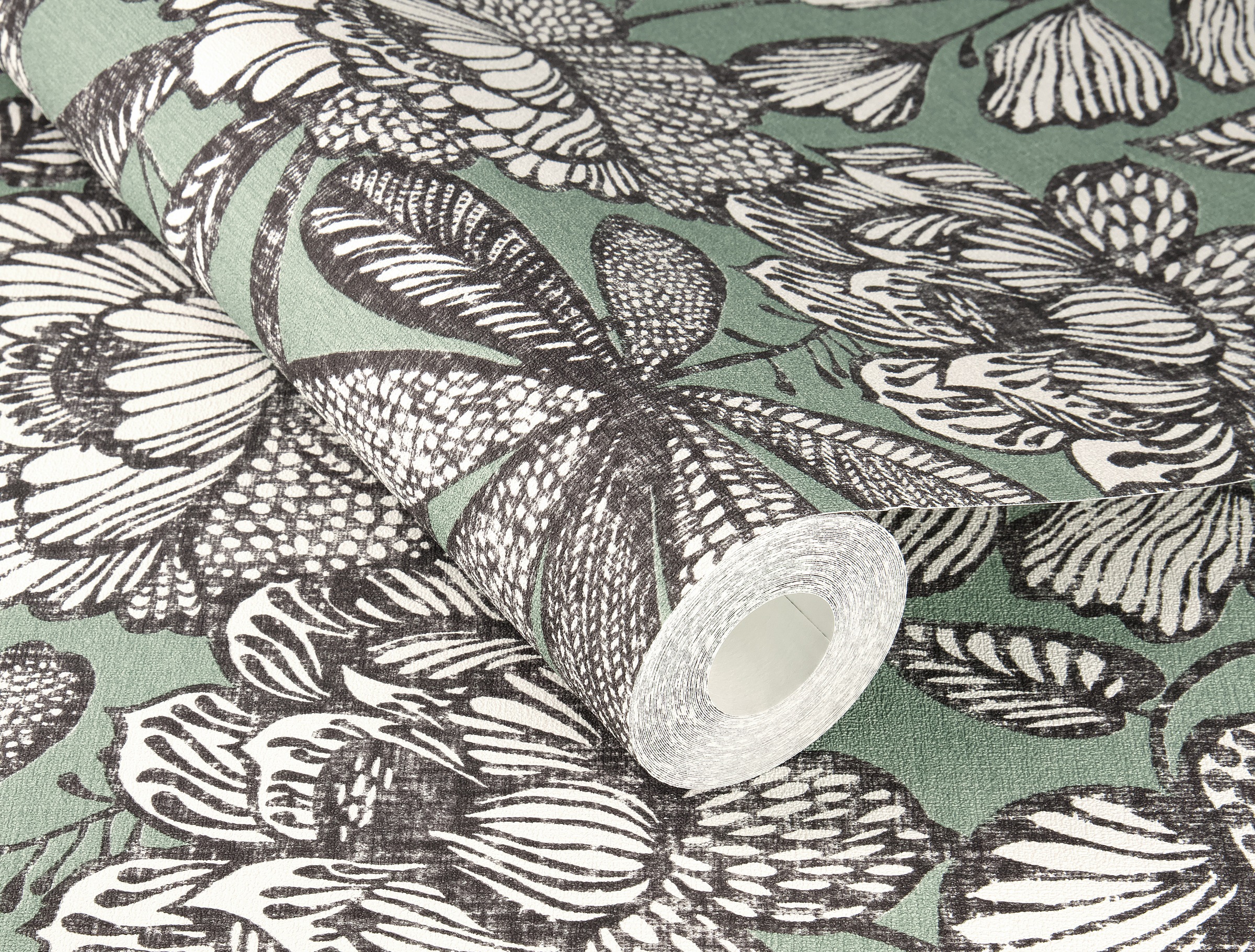 Thumbnail - Rasch Vliestapete "Vliestapete Lirirco 555356" botanisch strukturiert