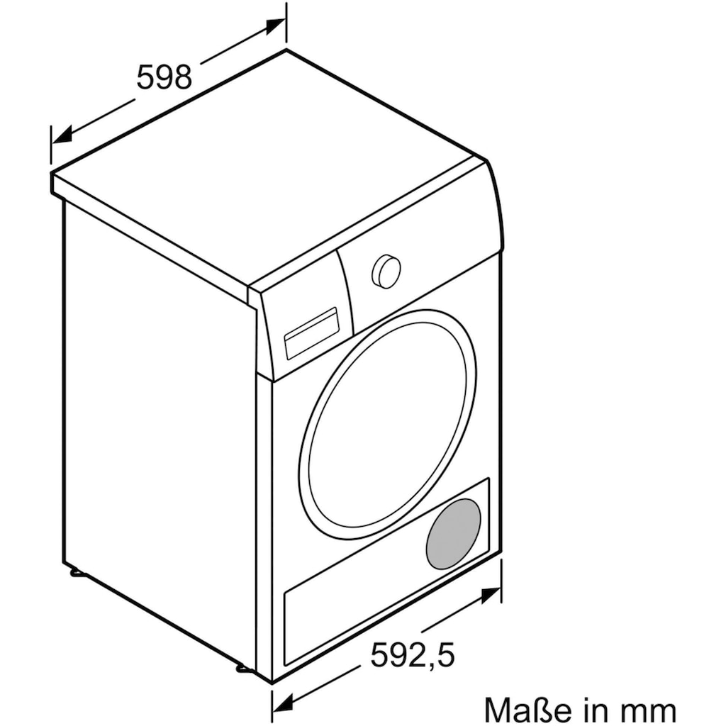 BOSCH Kondenstrockner »WTG86402«, 9 kg