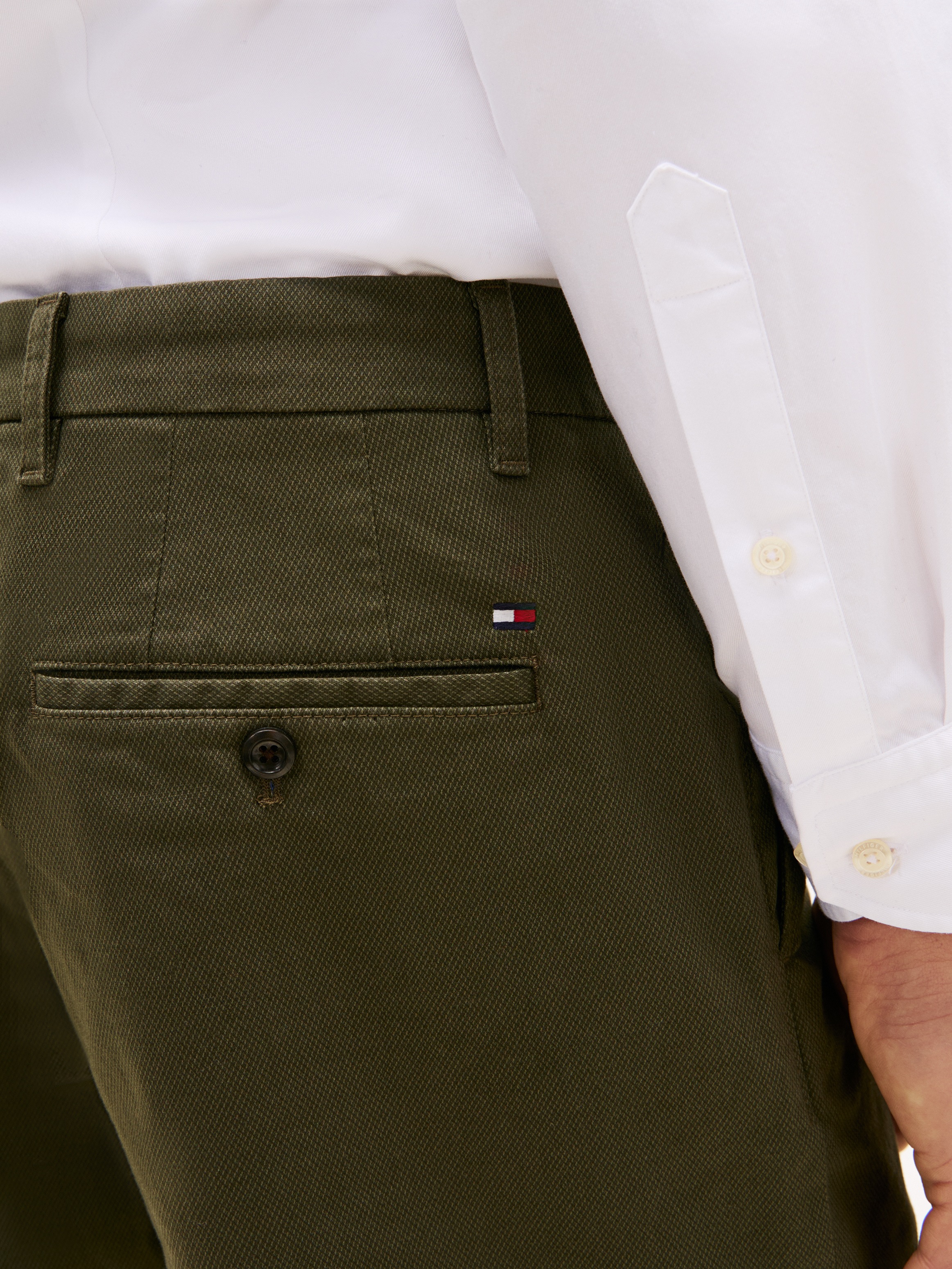 Tommy Hilfiger "HARLEM PRINTED STRUCTURE SHORT" Mit Gürtelschlaufen günstig online kaufen