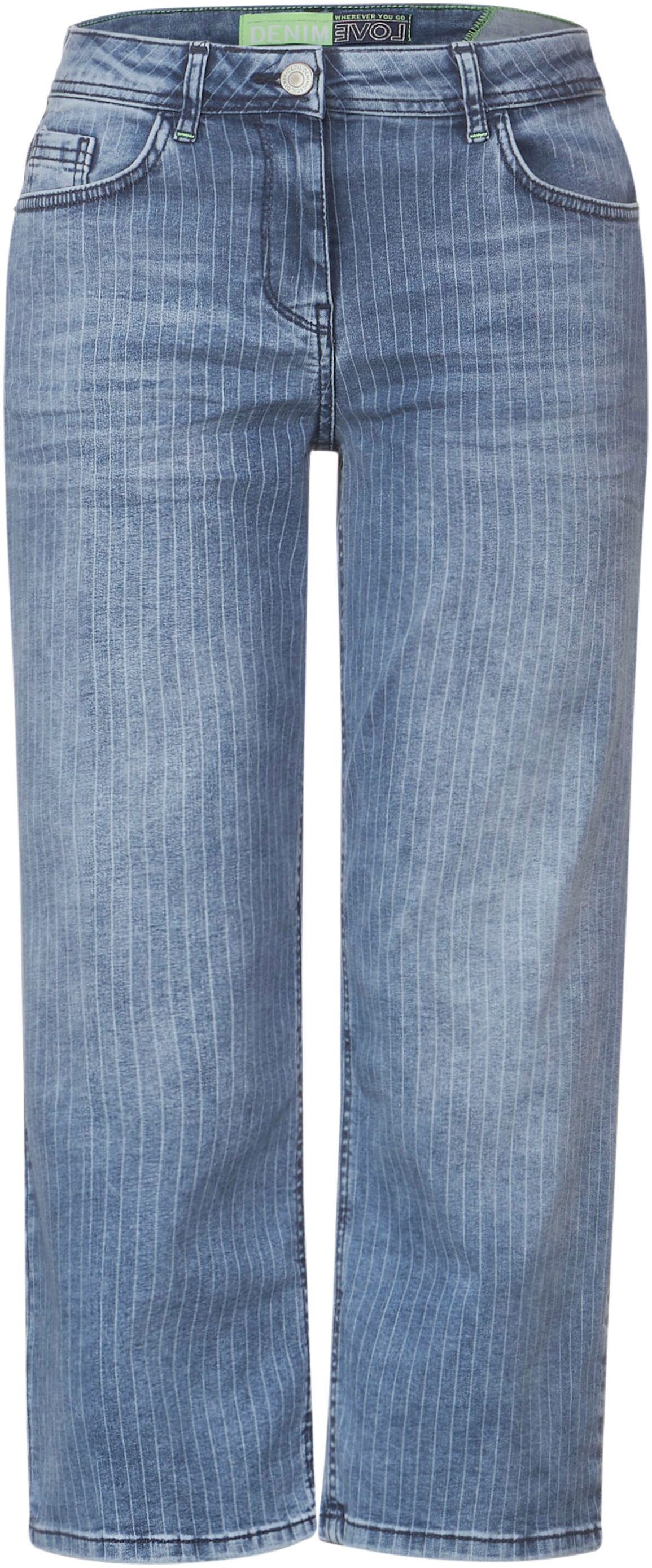 mit | bestellen online BAUR Cecil Streifenmuster 3/4-Jeans,