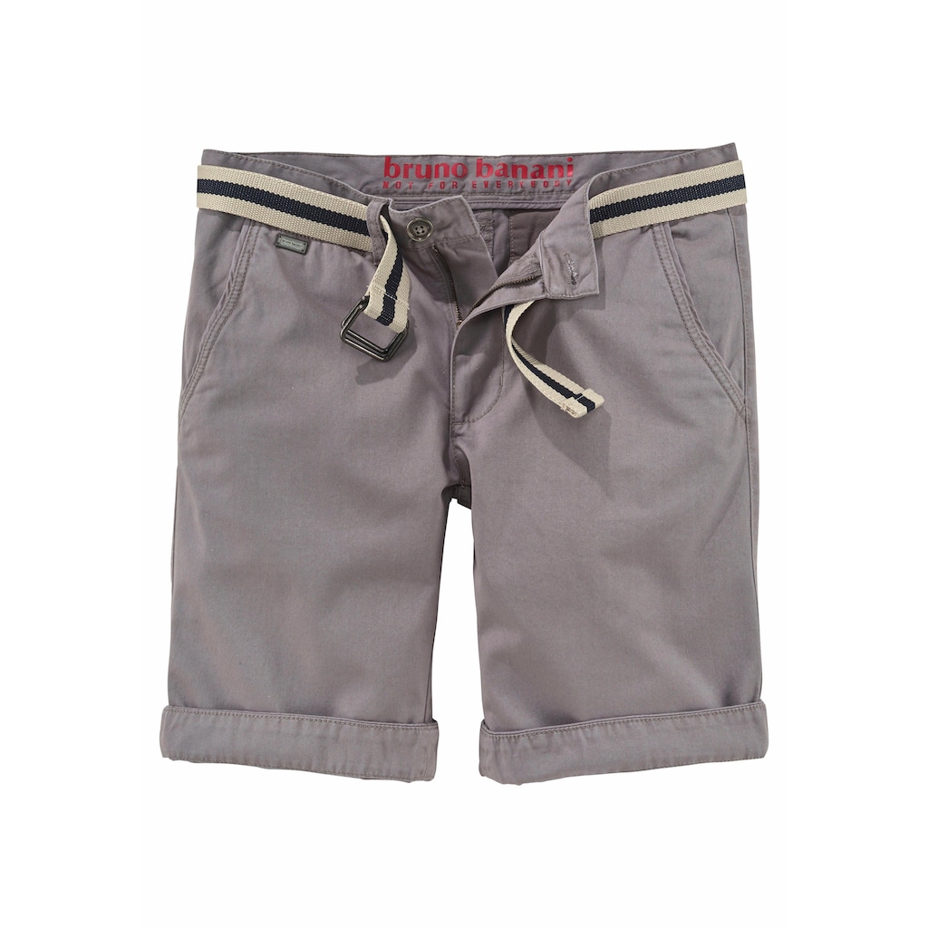 Bruno Banani Chinoshorts, inklusive Gürtel