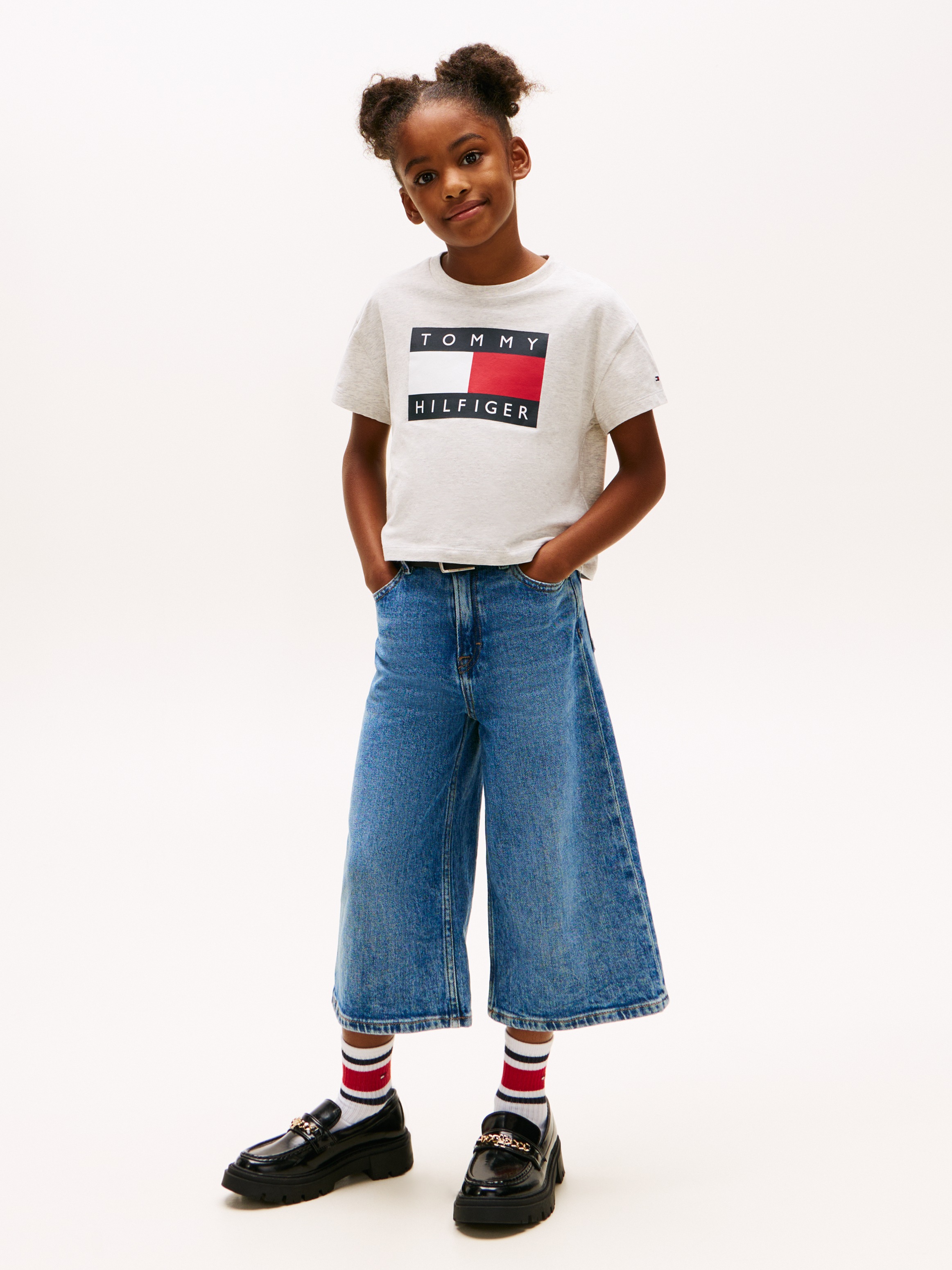 Tommy Hilfiger T-Shirt Kinder bis 16 Jahre, mit Rundhalsausschnitt