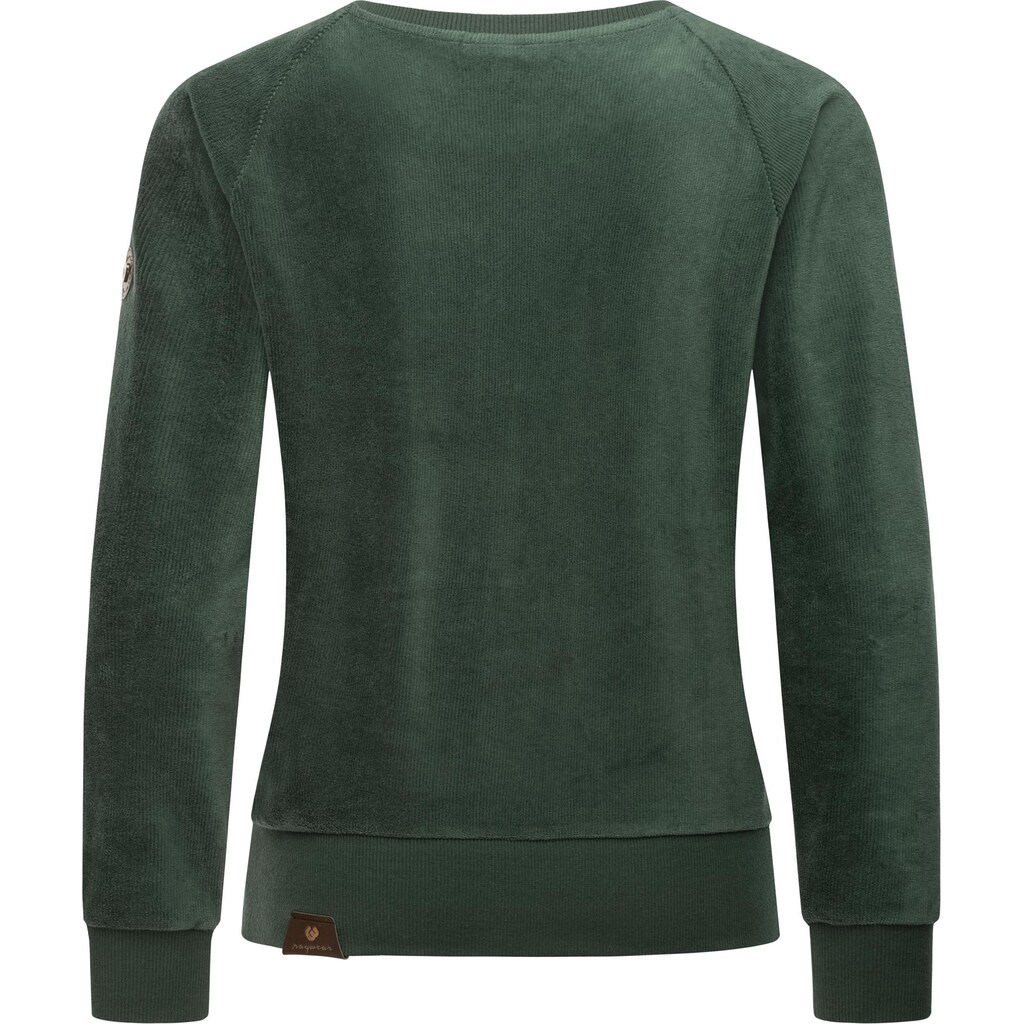 Ragwear Sweater »Johanka Velvet«, Stylischer Damen Pullover in Cord-Optik