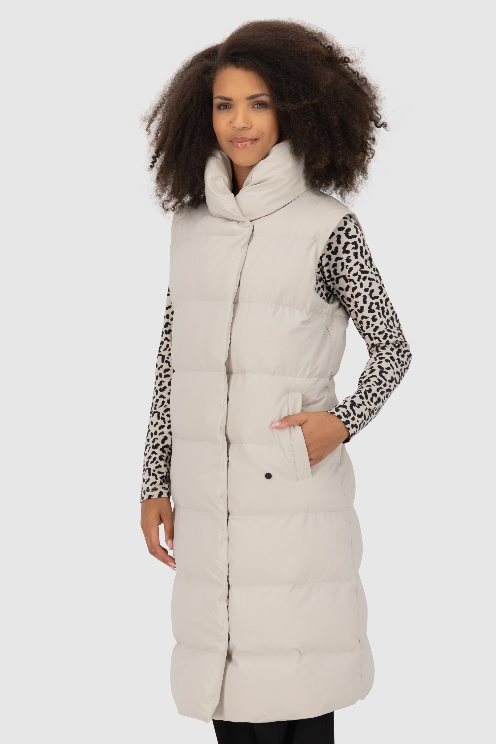 Alife & Kickin Steppjacke »Damen FleurAK A«, Damenmantel und Steppweste in Einem in schmaler Passform