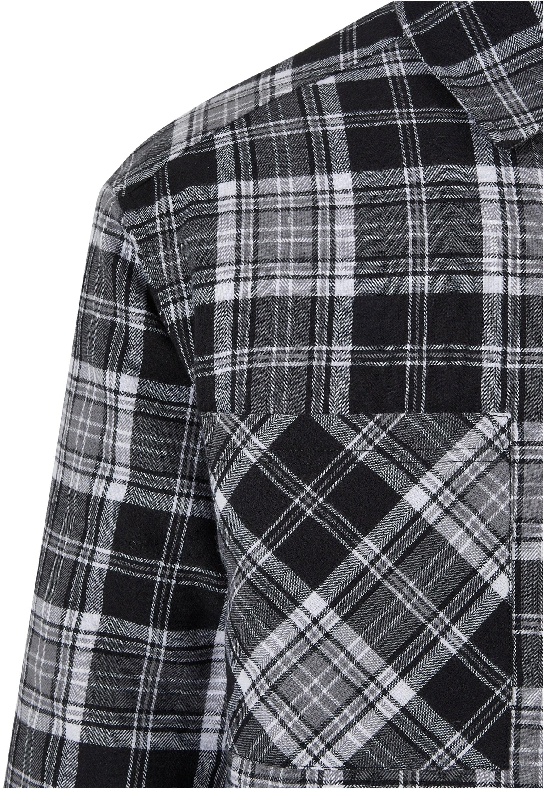 URBAN CLASSICS Langarmshirt »Herren Padded Checked Shirt Jacket«, (1 tlg.)