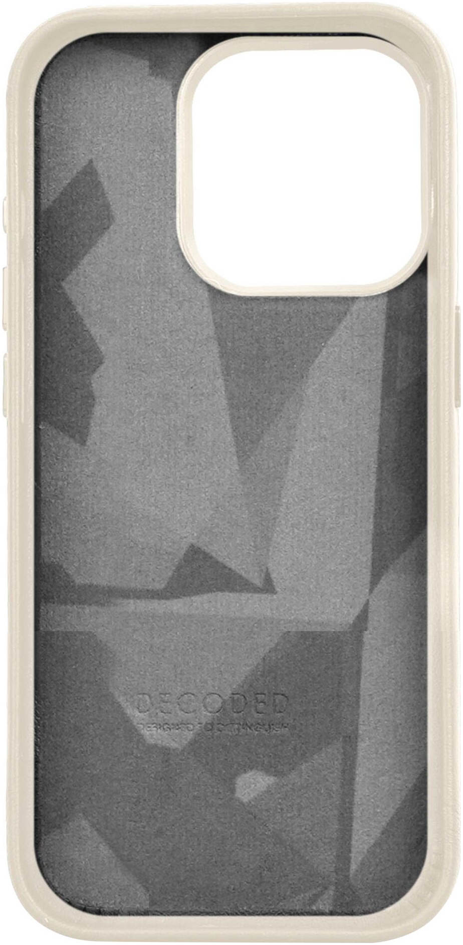 DECODED Smartphone-Hülle »Leather Backcover für iPhone 15 Pro«, iPhone 15 Pro, 15,5 cm (6,1 Zoll)