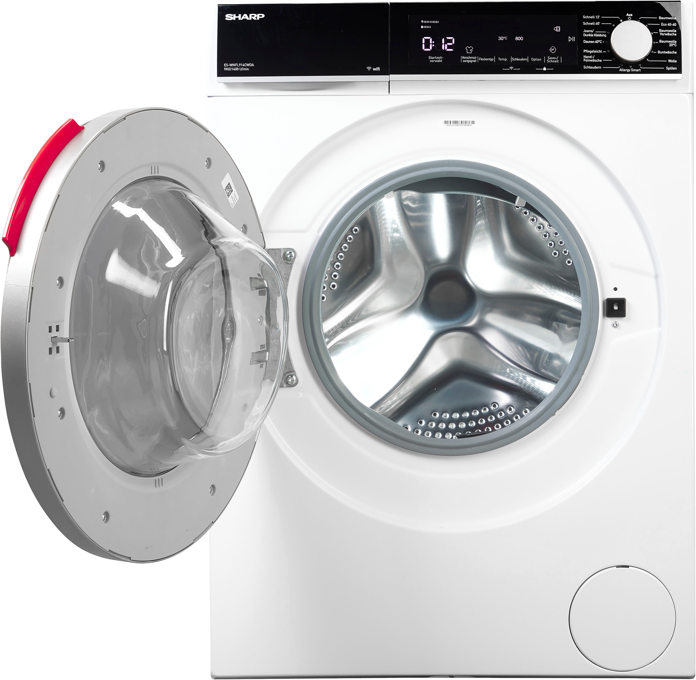 Sharp Waschmaschine »ES-WNFL914CWDA-DE«, 9 kg, 1400 U/min