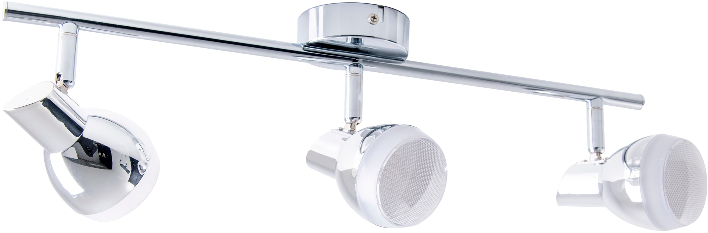 NÄVE LED Deckenspot "Chromey", 3, H: 13cm, 1 Stk., grau, Leuchten, für Wand und Decke geeignet, Farbe: chrom